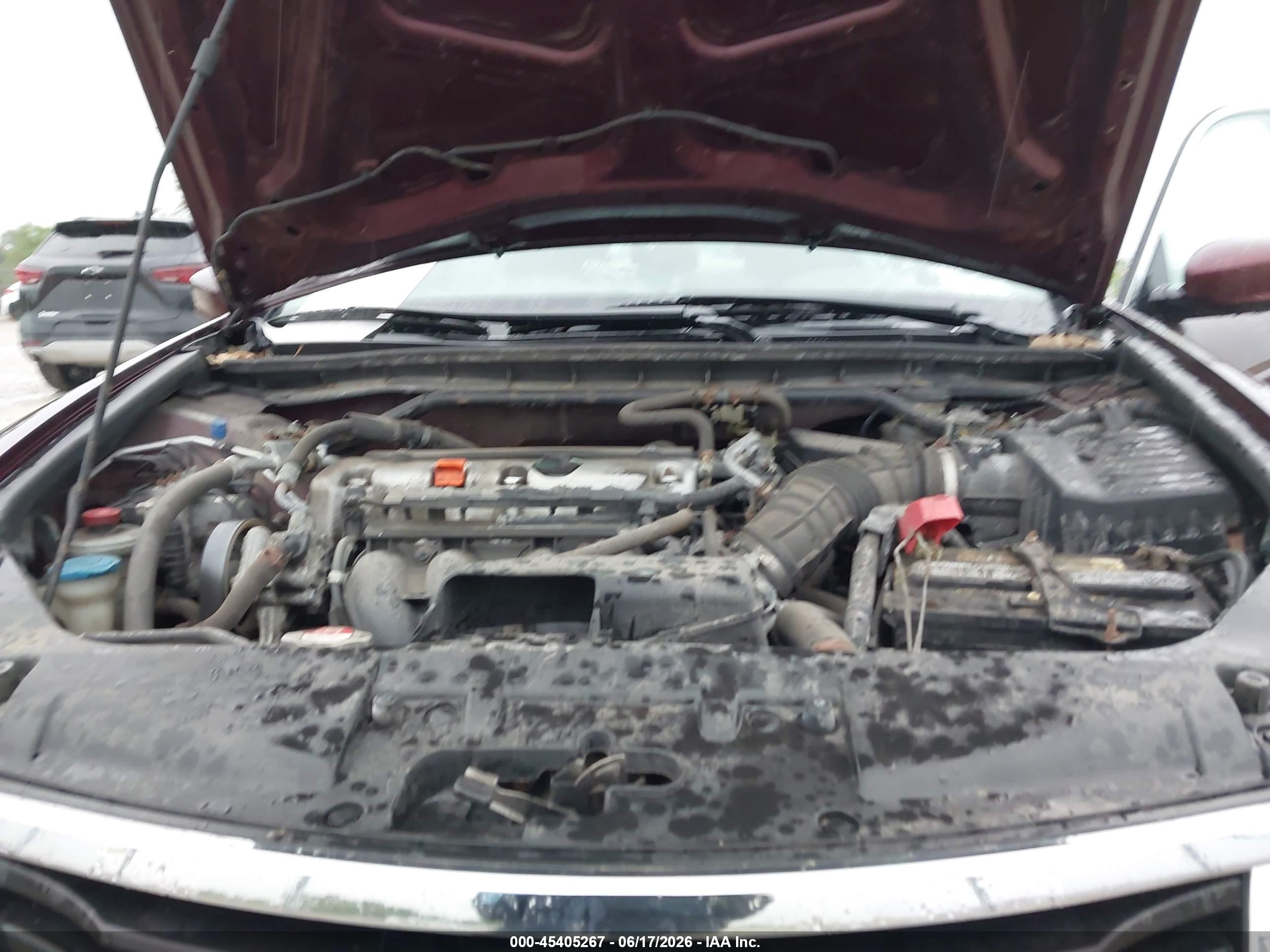 2010 Honda Accord 2.4 Ex-l Maroon vin: 1HGCP2F89AA094037