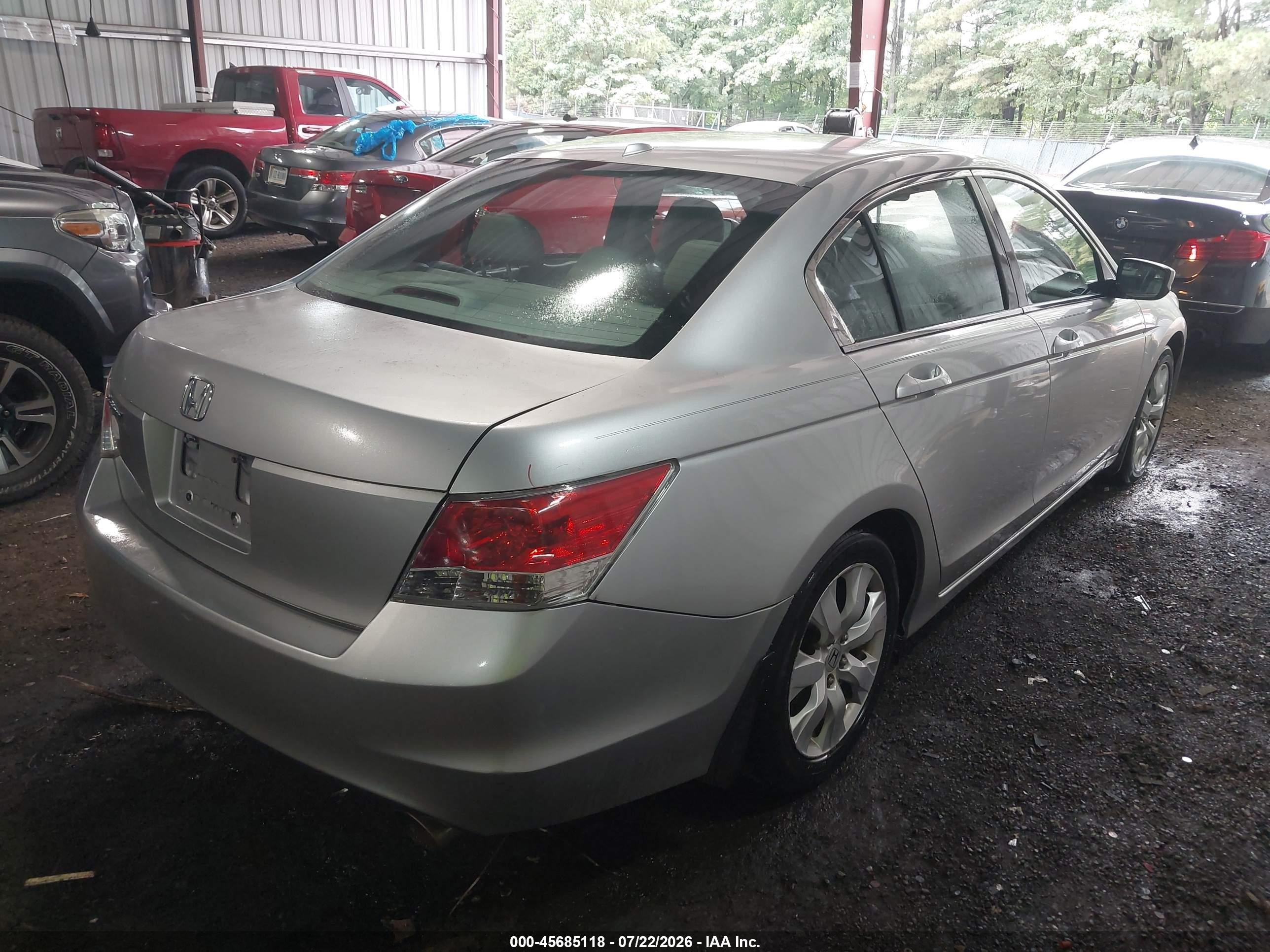 2010 Honda Accord 2.4 Ex-l Gray vin: 1HGCP2F89AA125612