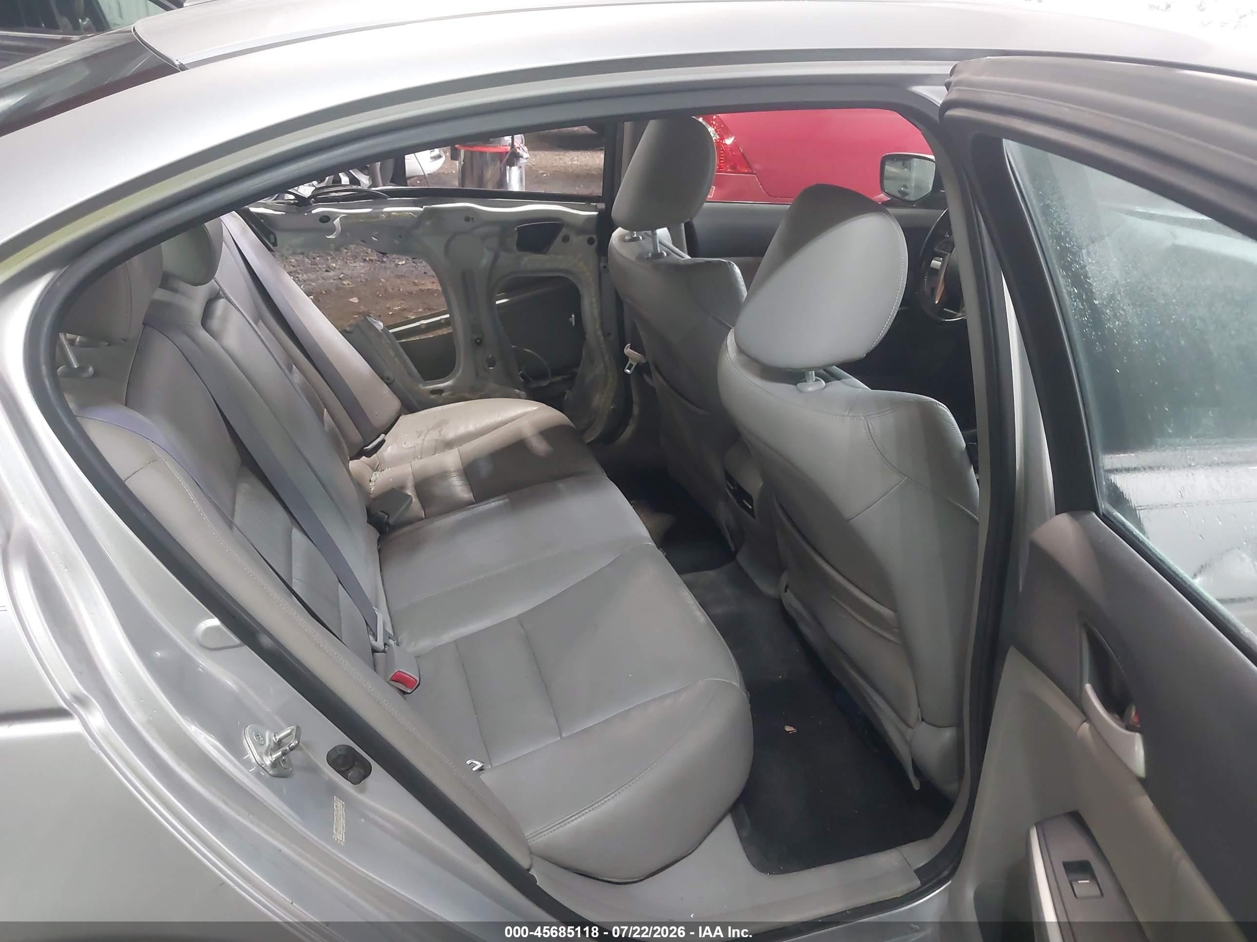 2010 Honda Accord 2.4 Ex-l Gray vin: 1HGCP2F89AA125612