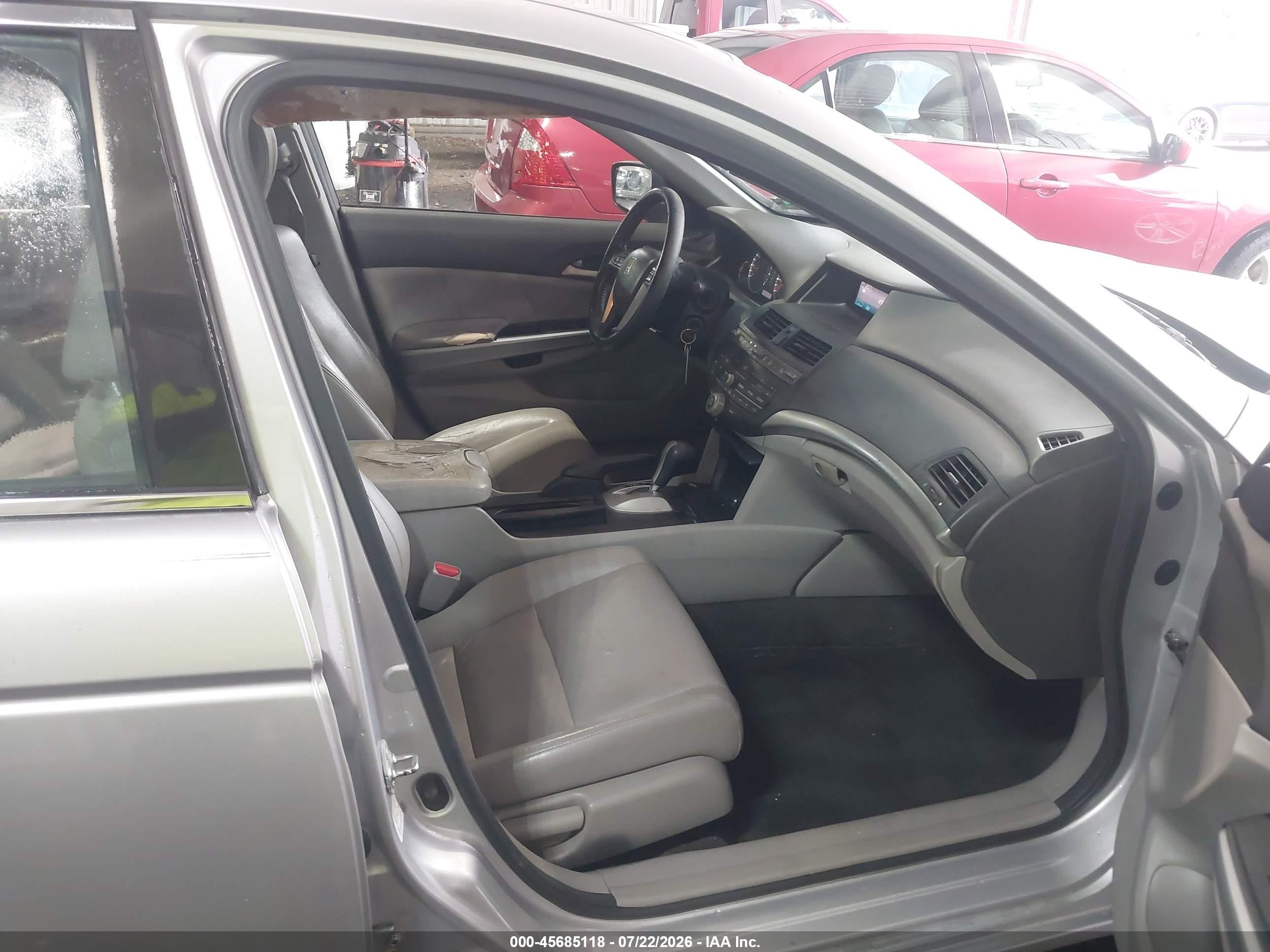 2010 Honda Accord 2.4 Ex-l Gray vin: 1HGCP2F89AA125612