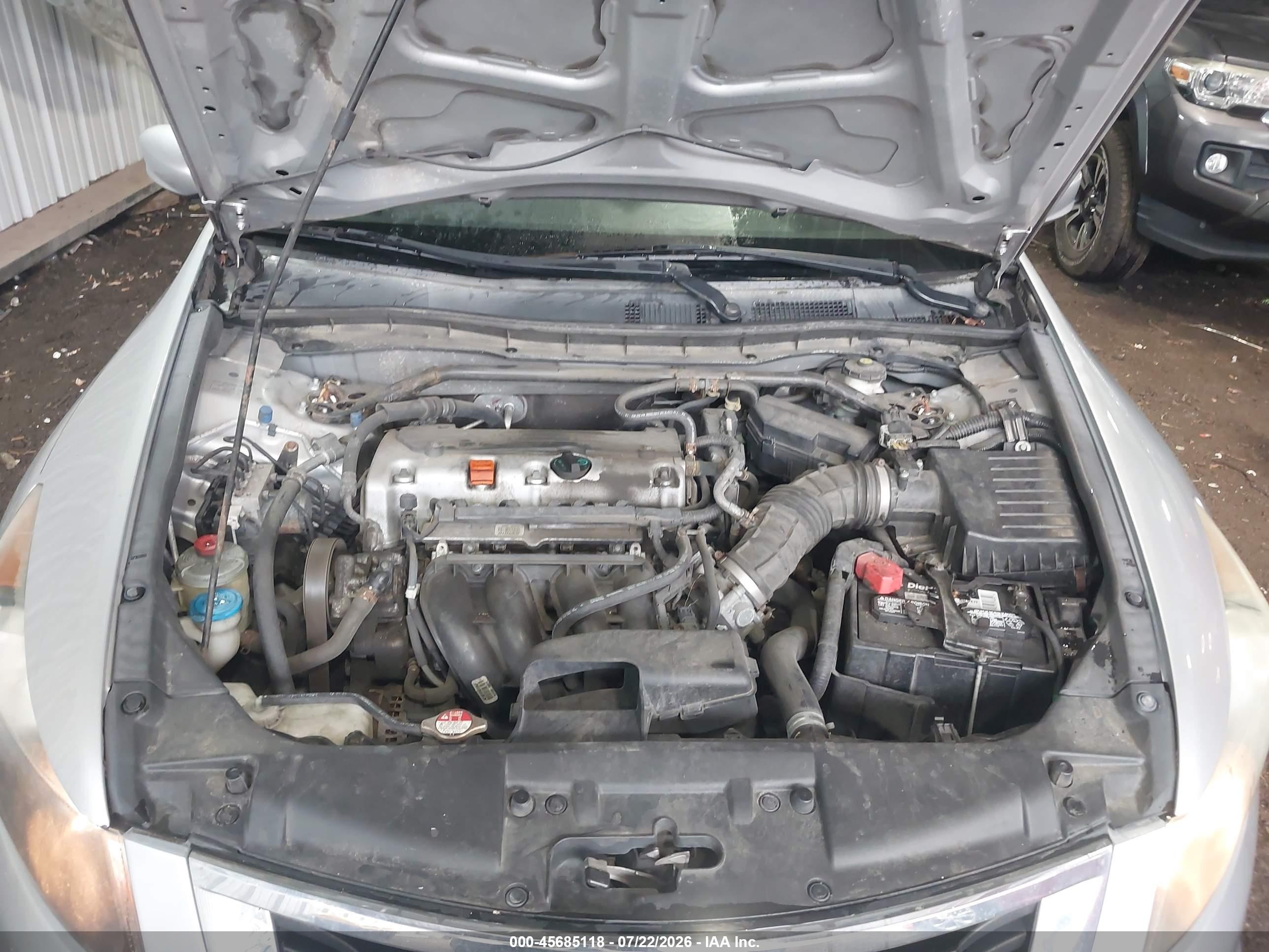 2010 Honda Accord 2.4 Ex-l Gray vin: 1HGCP2F89AA125612