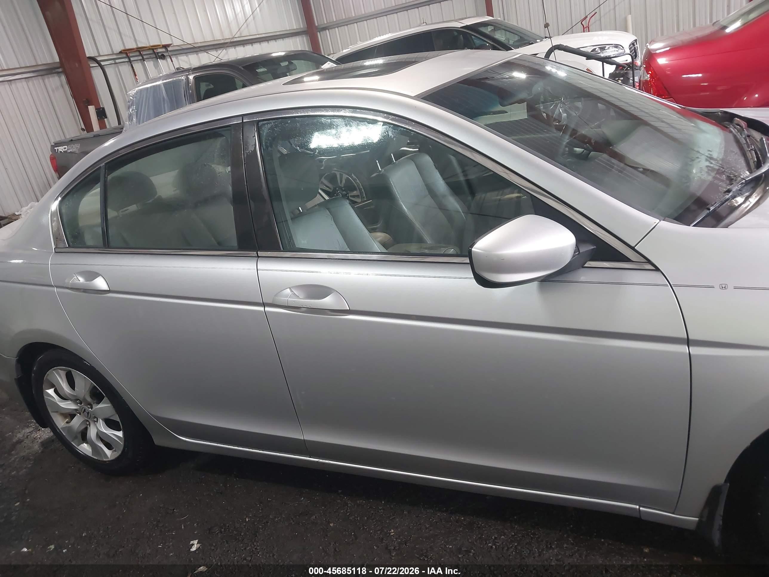 2010 Honda Accord 2.4 Ex-l Gray vin: 1HGCP2F89AA125612