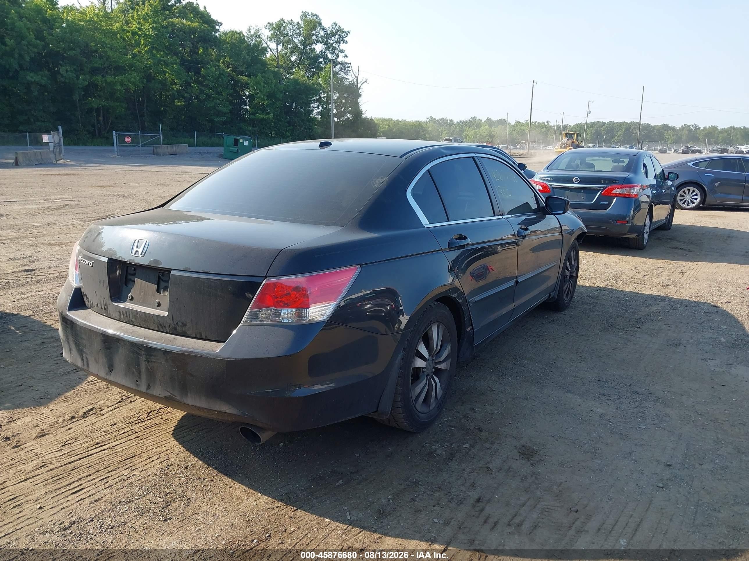 2010 Honda Accord 2.4 Ex-l Black vin: 1HGCP2F89AA177189
