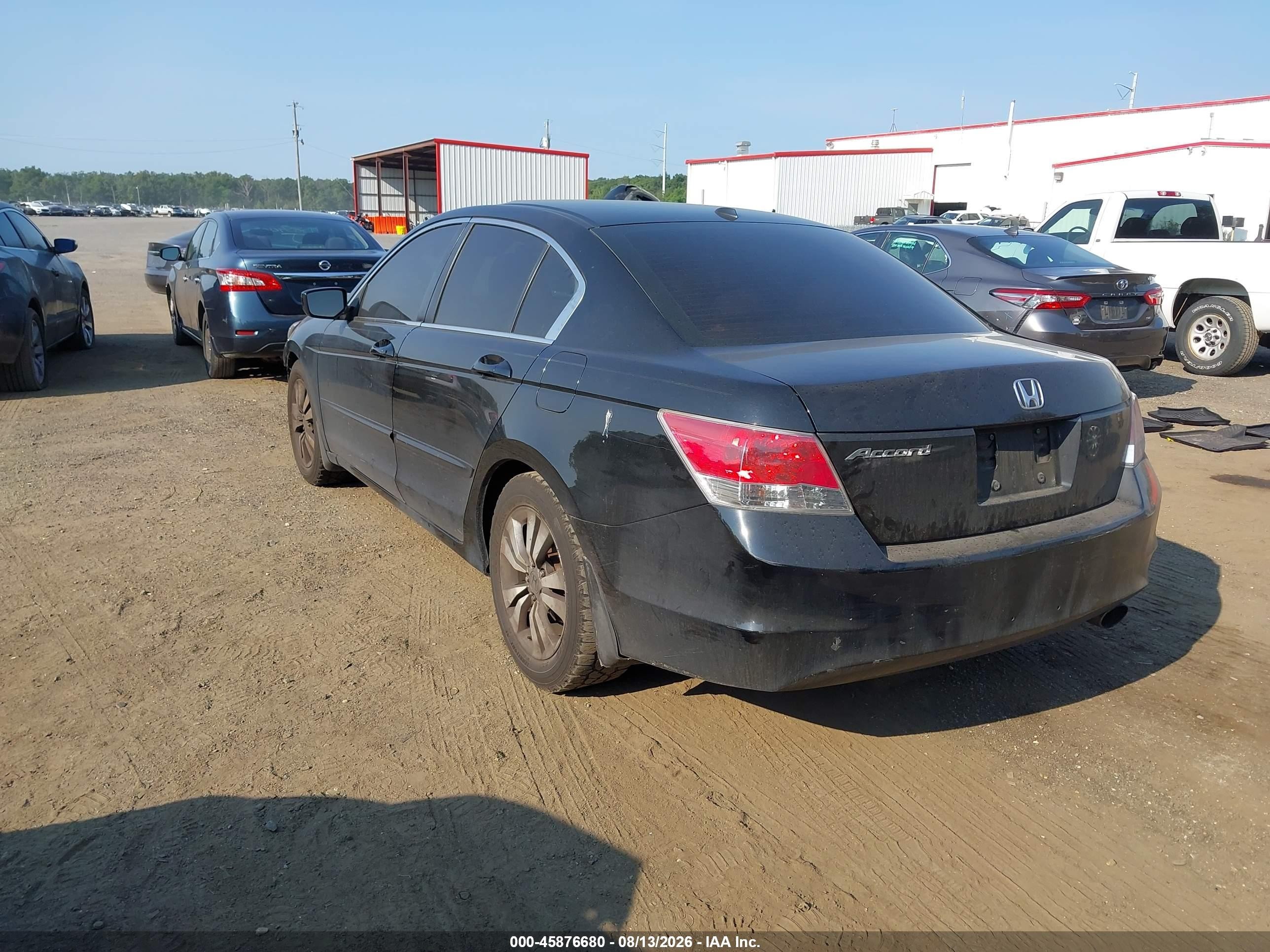 2010 Honda Accord 2.4 Ex-l Black vin: 1HGCP2F89AA177189