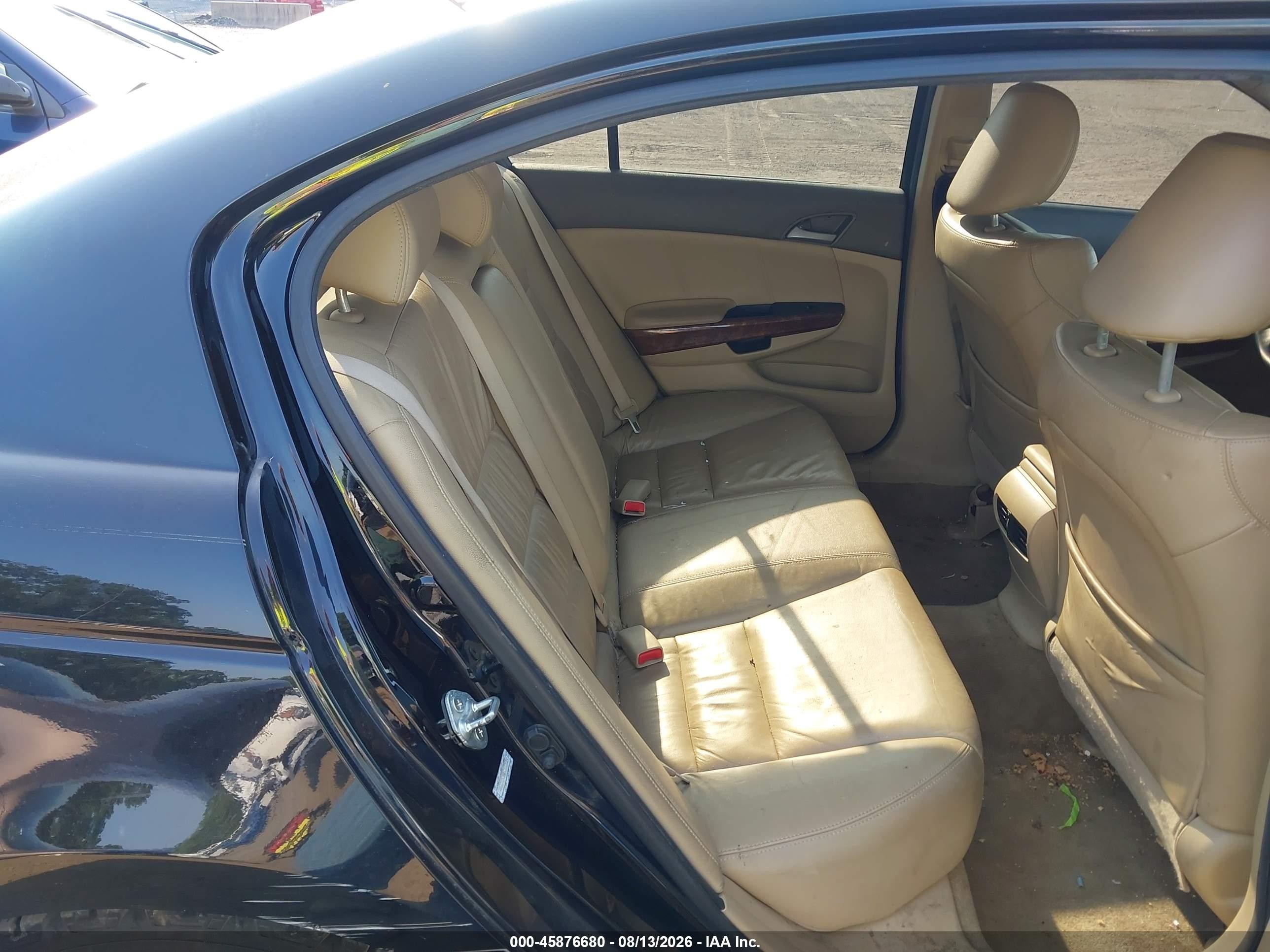 2010 Honda Accord 2.4 Ex-l Black vin: 1HGCP2F89AA177189