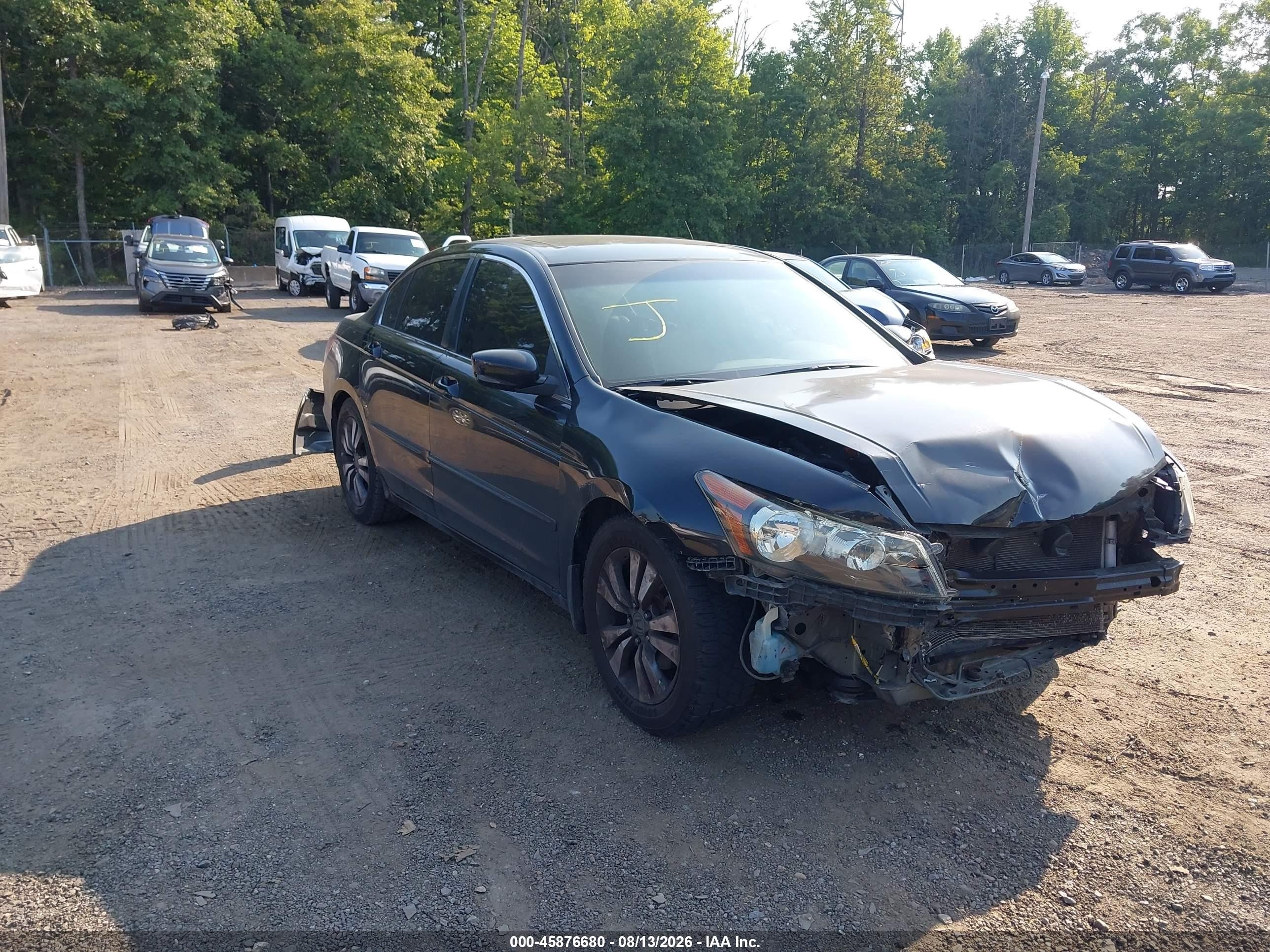 2010 Honda Accord 2.4 Ex-l Black vin: 1HGCP2F89AA177189