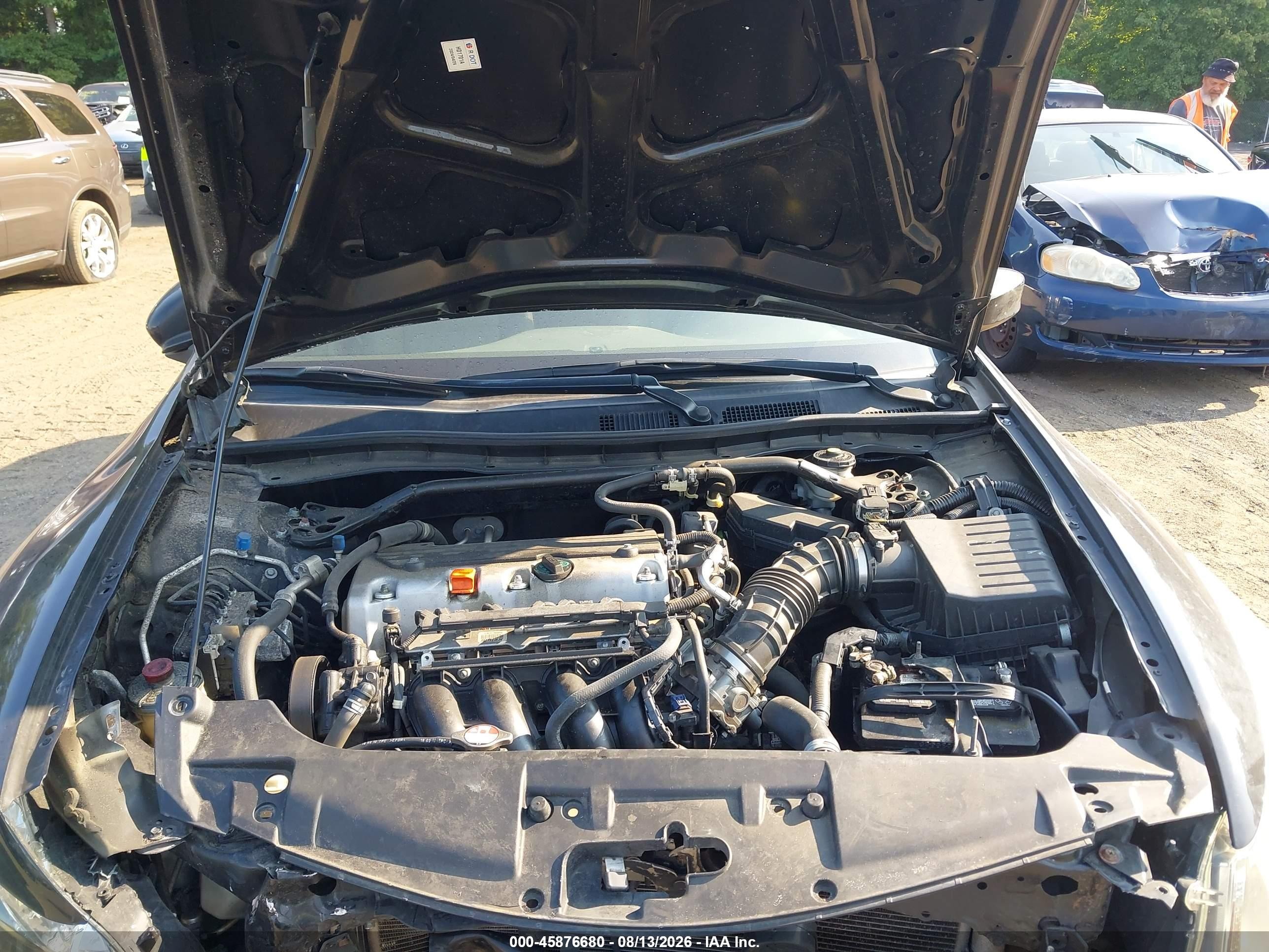 2010 Honda Accord 2.4 Ex-l Black vin: 1HGCP2F89AA177189