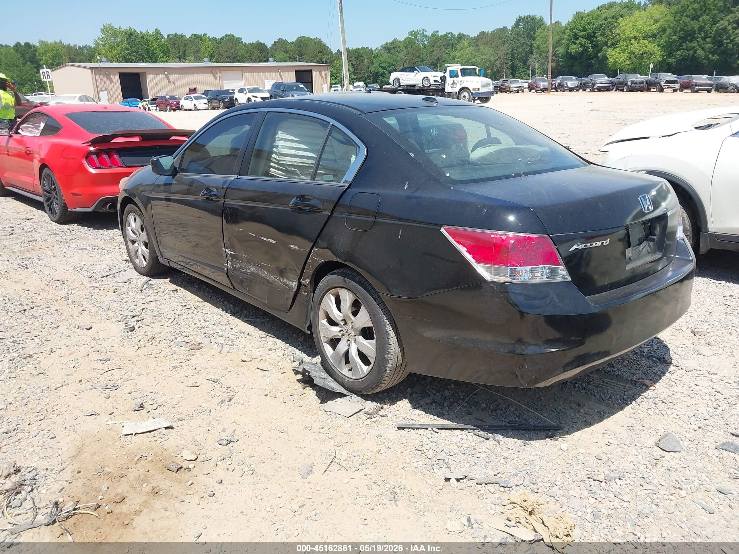2010 Honda Accord 2.4 Ex-l Black vin: 1HGCP2F89AA177886