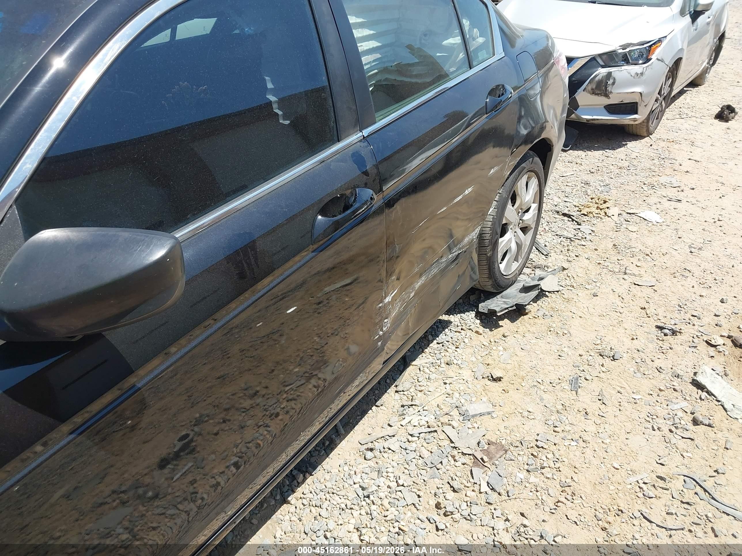 2010 Honda Accord 2.4 Ex-l Black vin: 1HGCP2F89AA177886