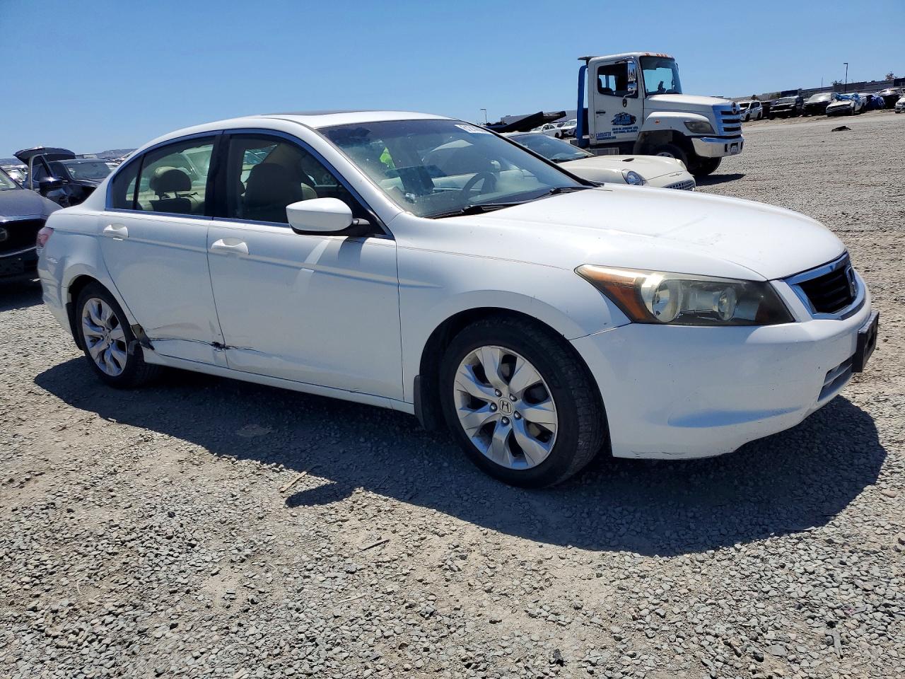 2010 Honda Accord Exl White vin: 1HGCP2F89AA186037