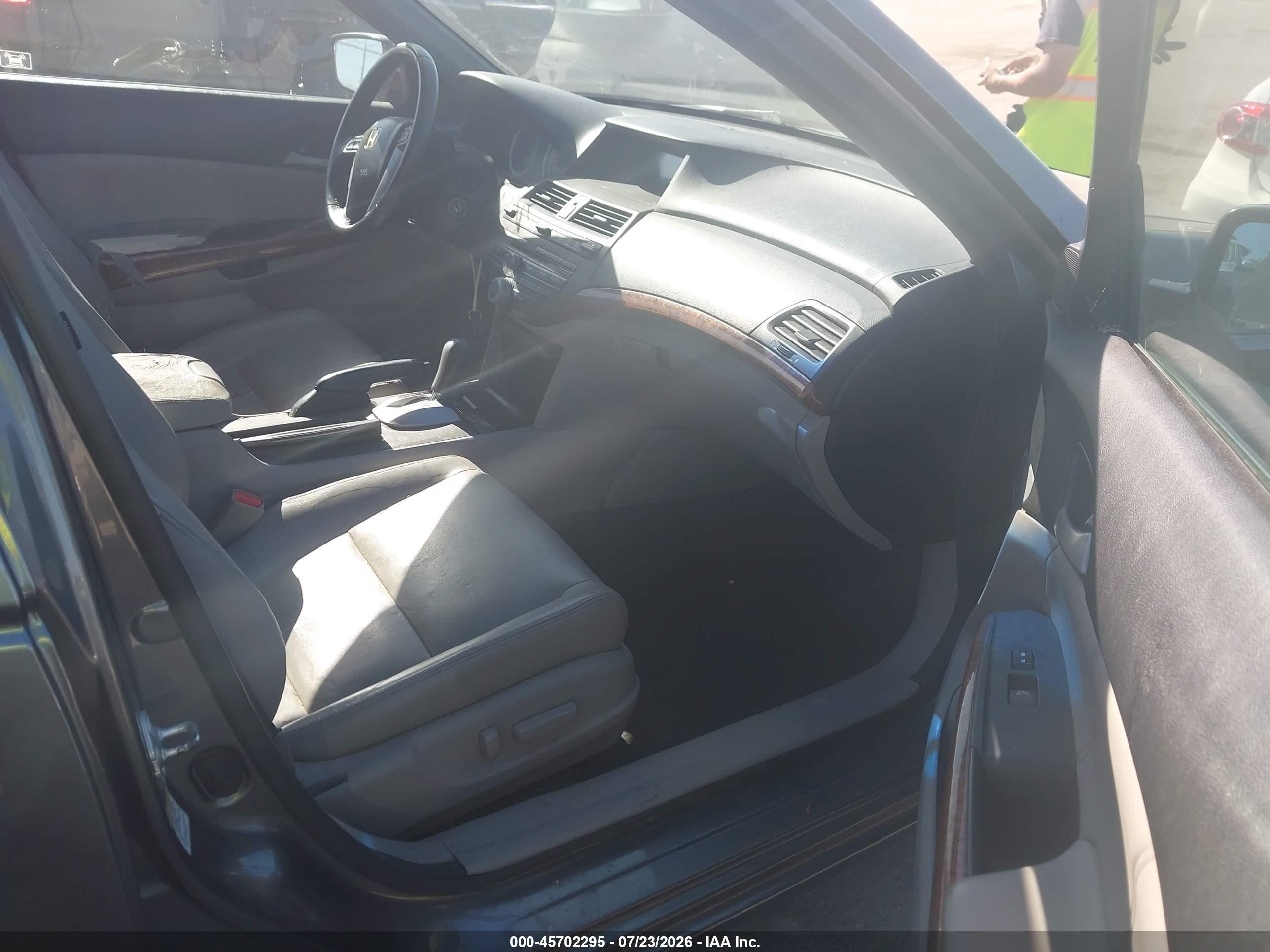 2011 Honda Accord 2.4 Ex-l Gray vin: 1HGCP2F89BA013796