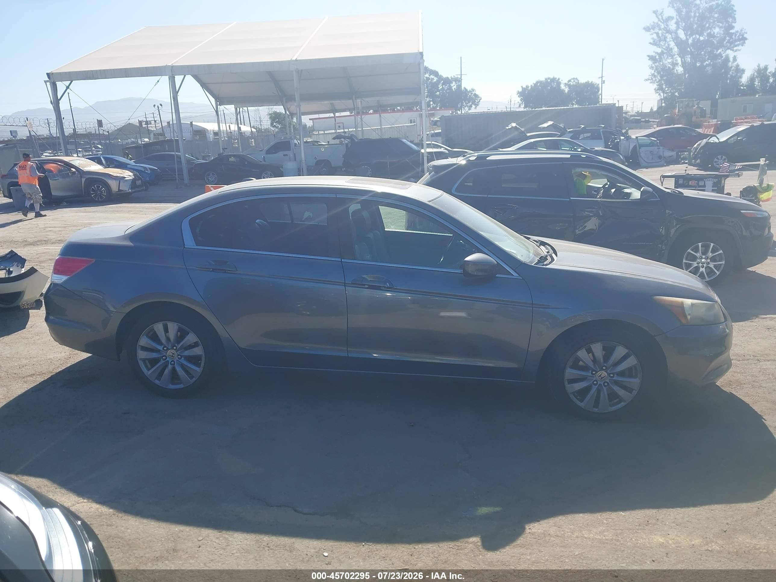 2011 Honda Accord 2.4 Ex-l Gray vin: 1HGCP2F89BA013796