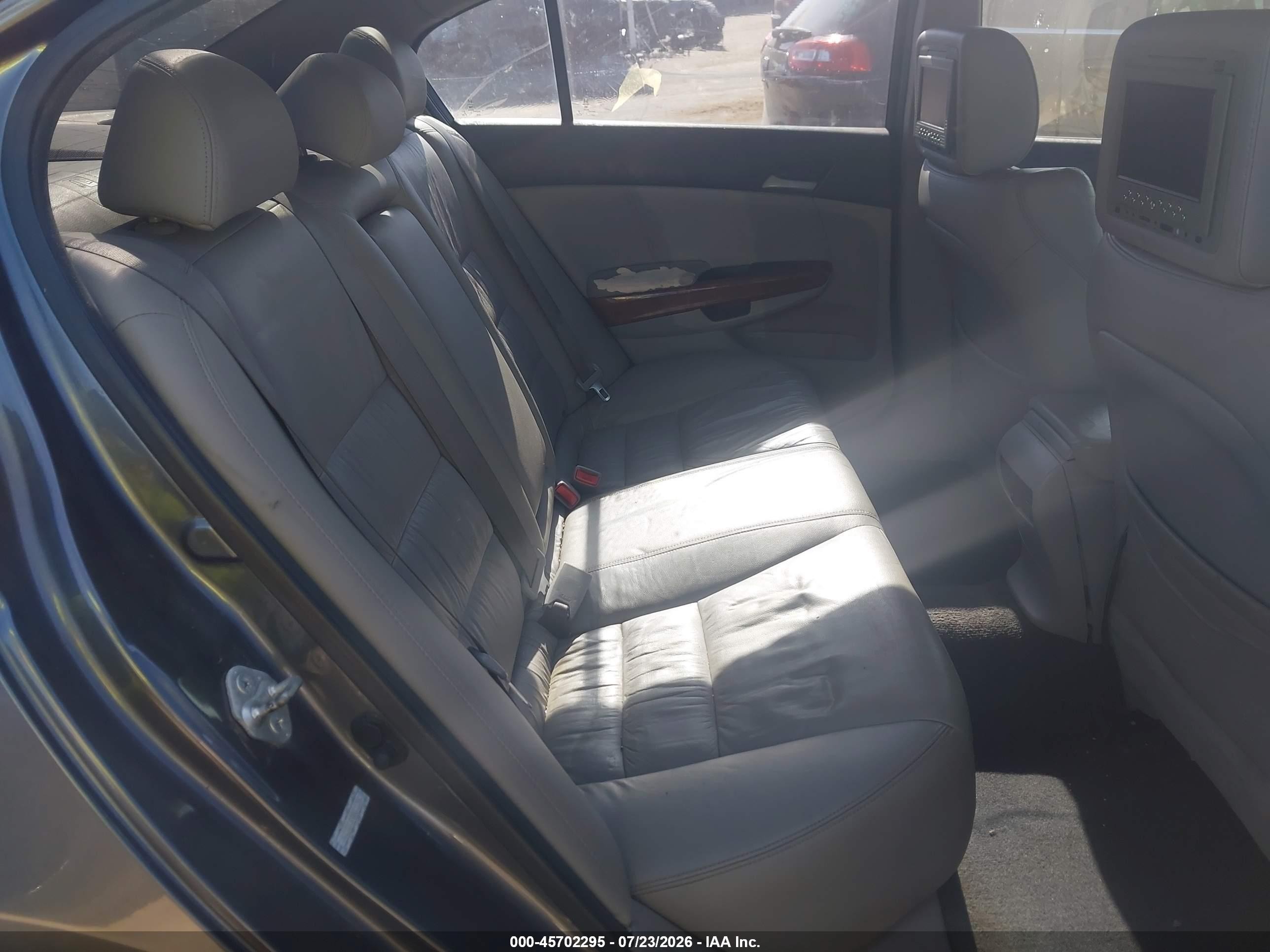 2011 Honda Accord 2.4 Ex-l Gray vin: 1HGCP2F89BA013796