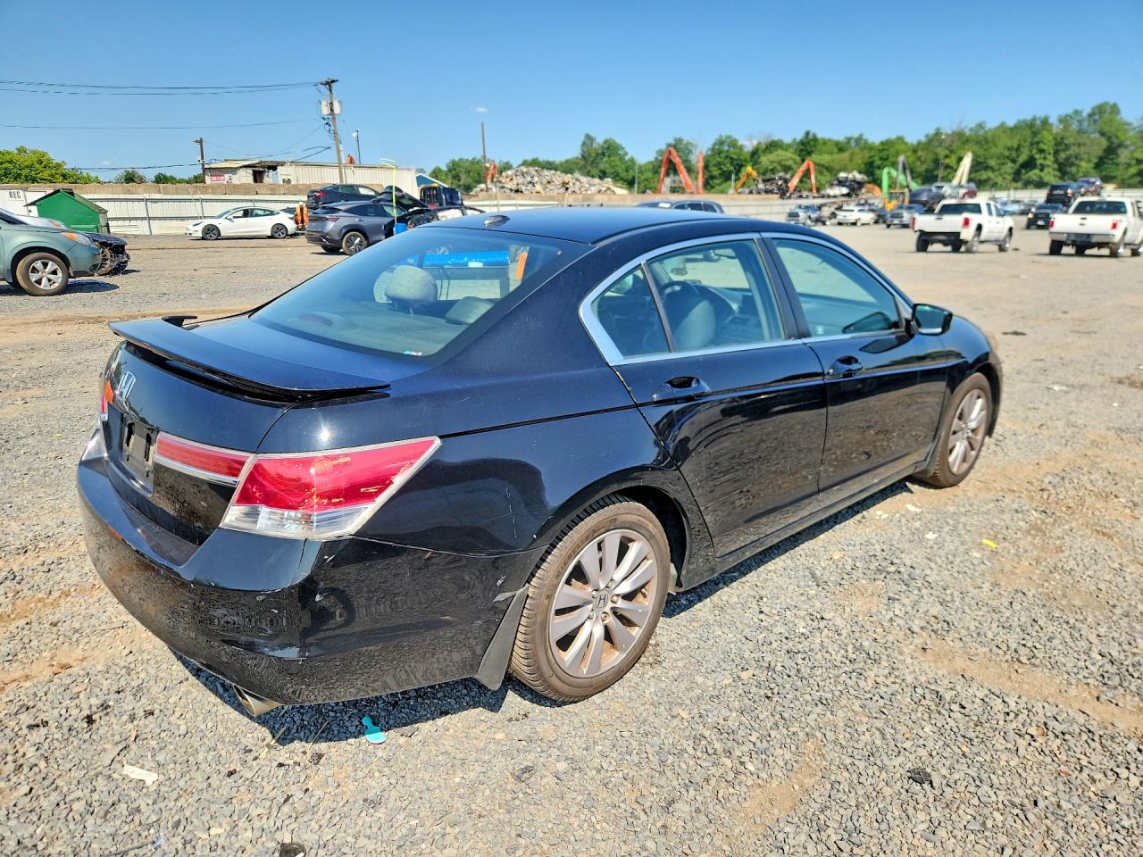 2011 Honda Accord Exl Black vin: 1HGCP2F89BA016536