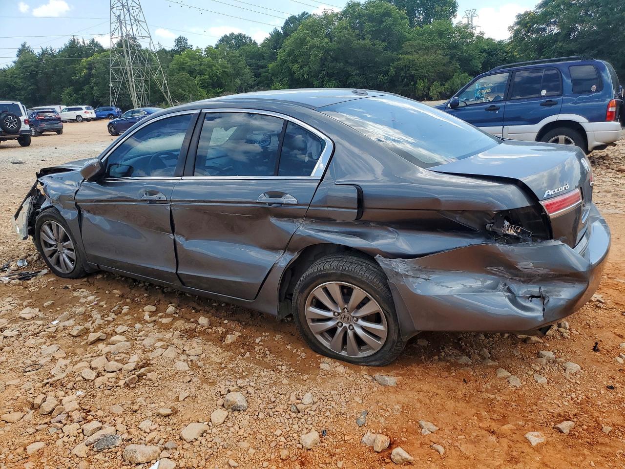 2011 Honda Accord Exl Gray vin: 1HGCP2F89BA034390
