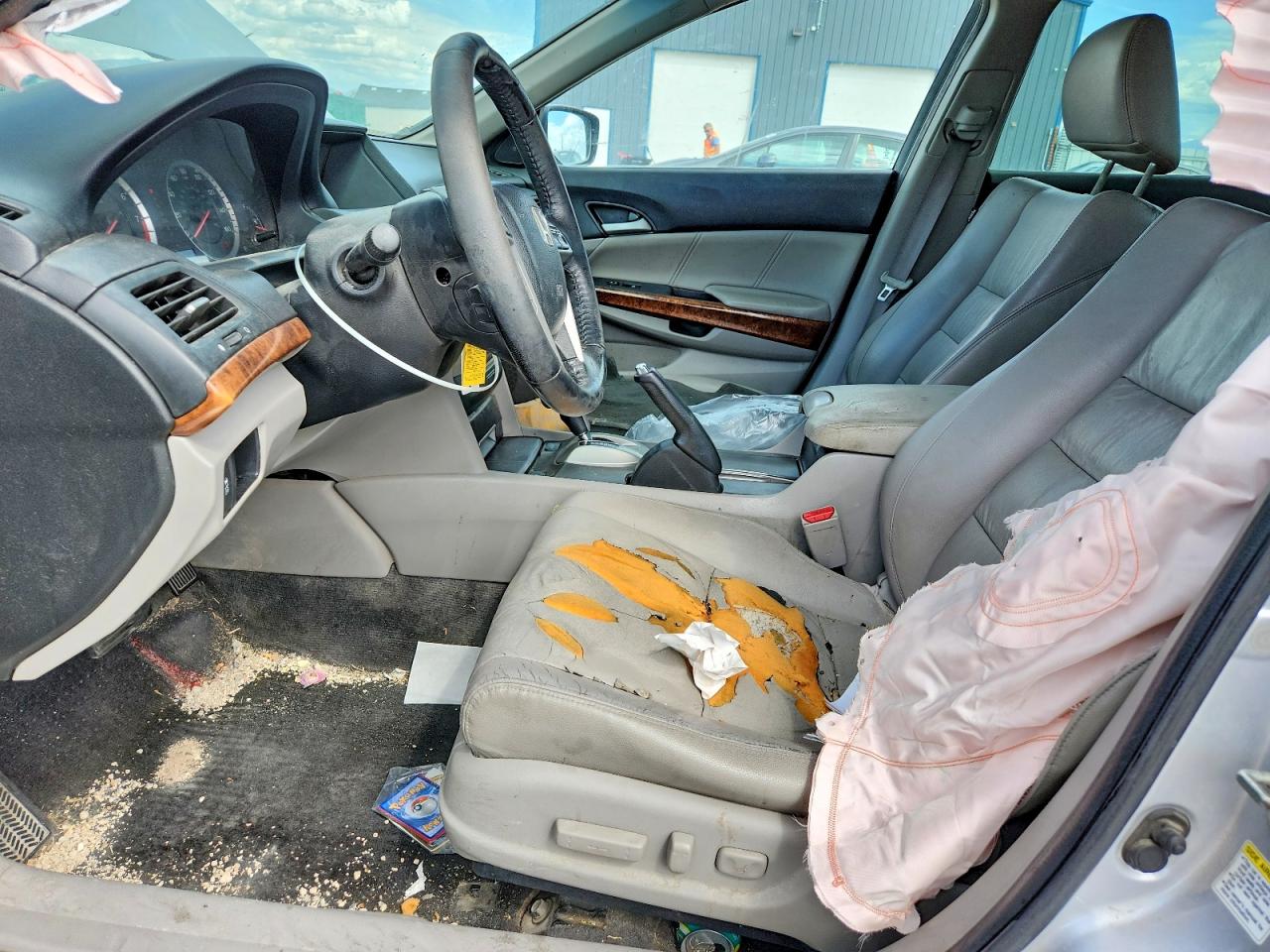 2011 Honda Accord Exl Silver vin: 1HGCP2F89BA058446