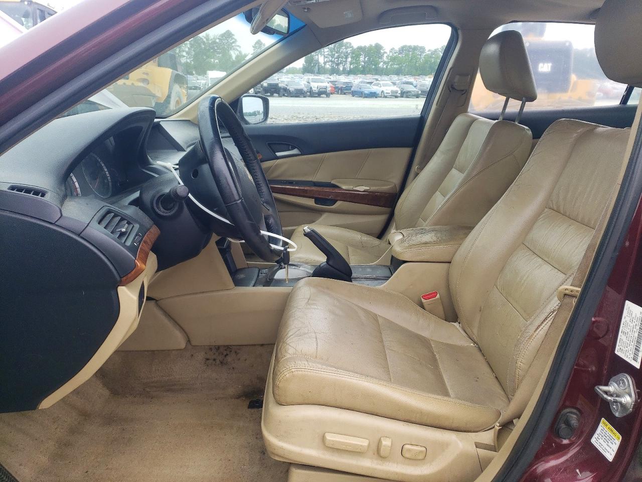 2011 Honda Accord Exl Темно-бордовый vin: 1HGCP2F89BA080463