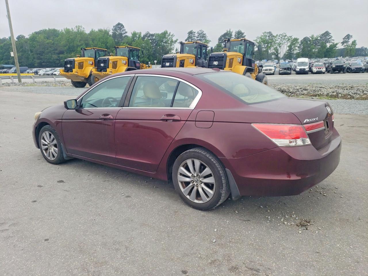 2011 Honda Accord Exl Темно-бордовый vin: 1HGCP2F89BA080463