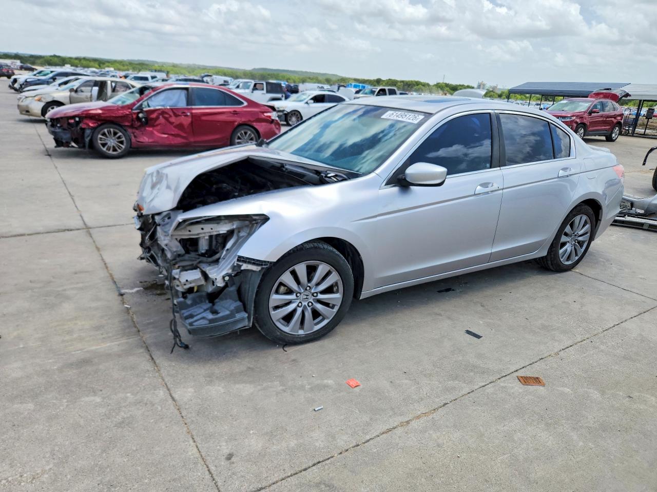 2011 Honda Accord Exl Silver vin: 1HGCP2F89BA098638