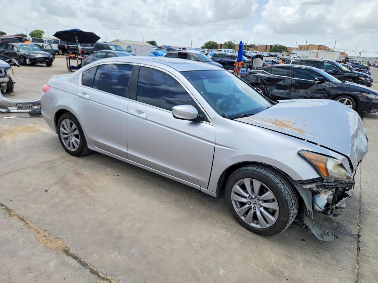 2011 Honda Accord Exl Silver vin: 1HGCP2F89BA098638