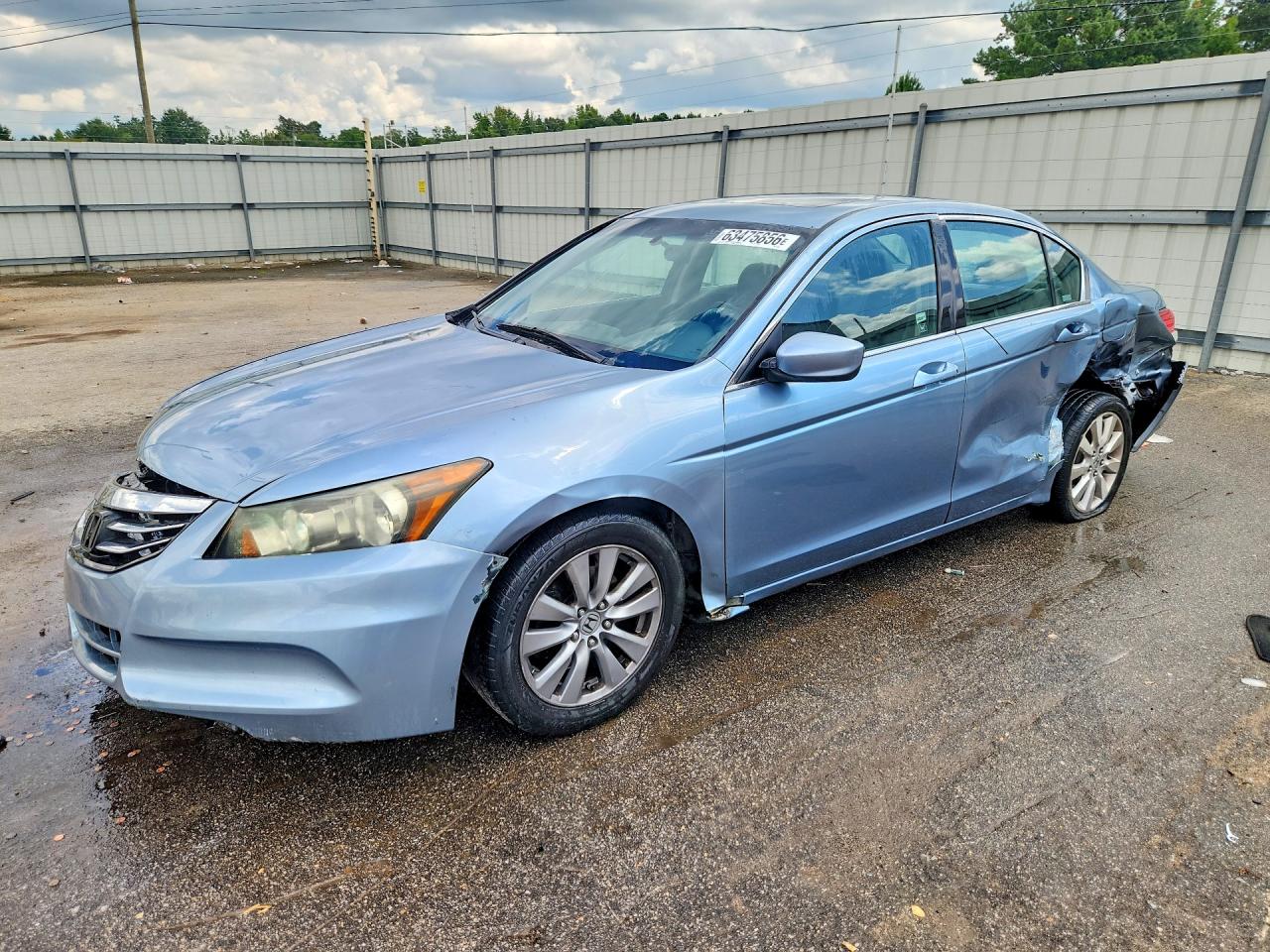 2011 Honda Accord Exl Blue vin: 1HGCP2F89BA103935