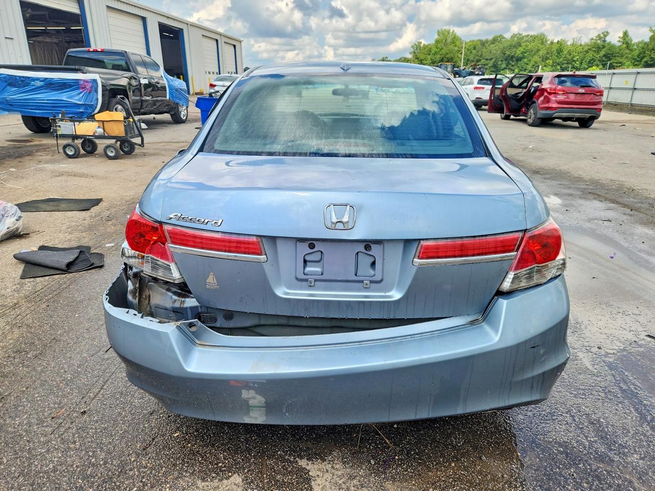 2011 Honda Accord Exl Синий vin: 1HGCP2F89BA103935
