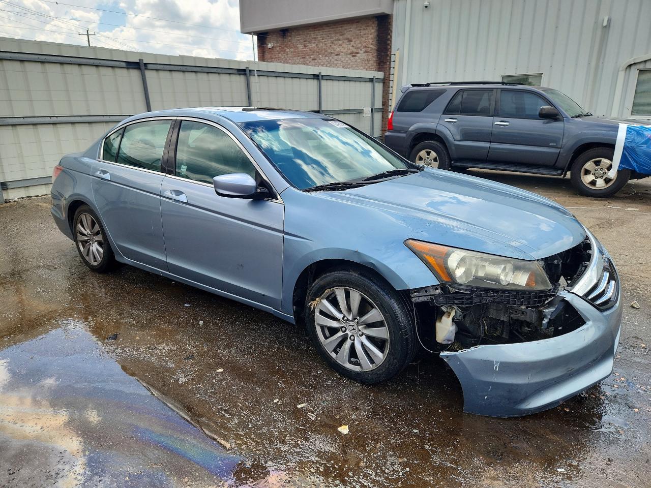 2011 Honda Accord Exl Синий vin: 1HGCP2F89BA103935