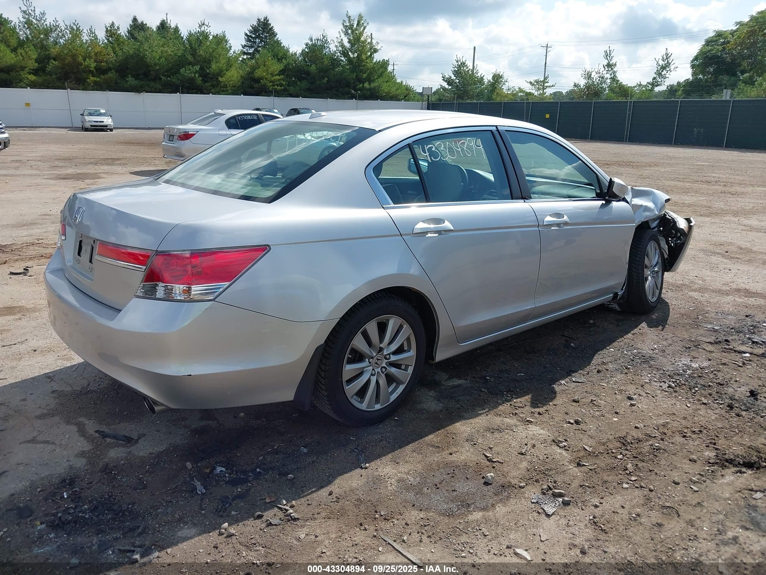2012 Honda Accord Sdn 2.4 Ex-l/ex-l Silver vin: 1HGCP2F89CA049859