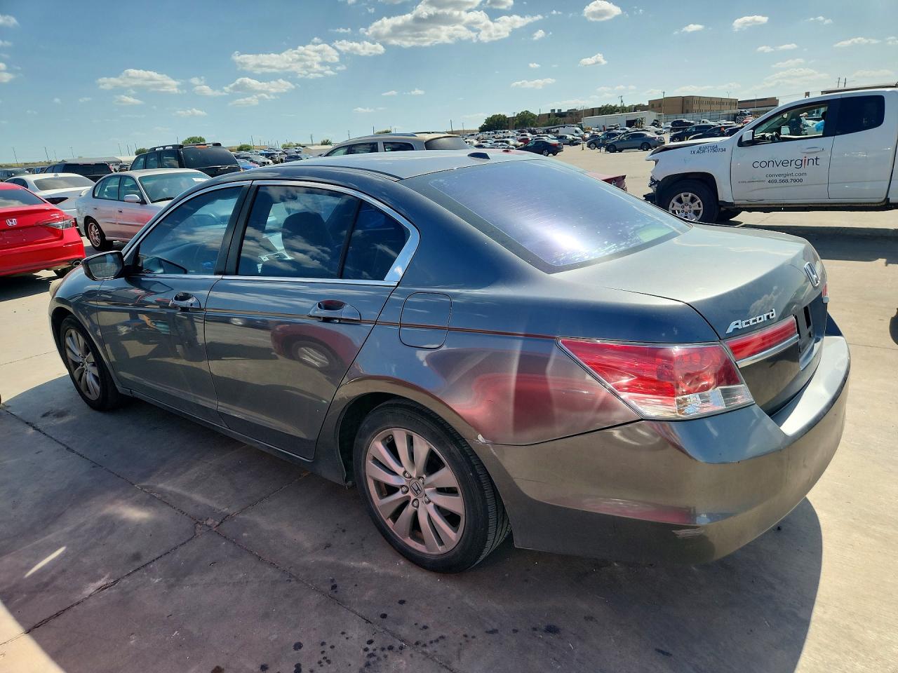 2012 Honda Accord Exl Gray vin: 1HGCP2F89CA052471