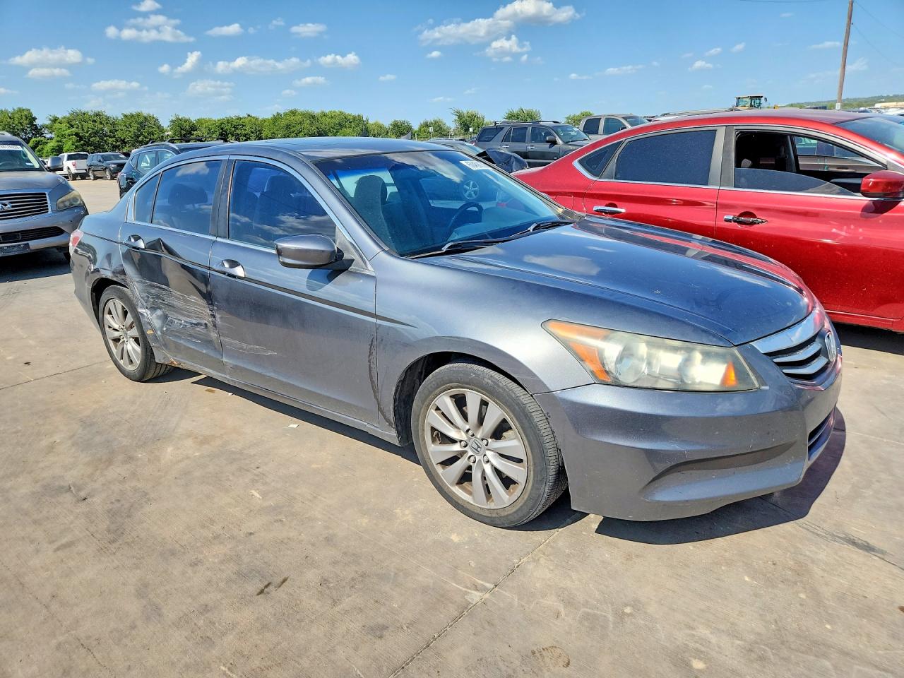 2012 Honda Accord Exl Gray vin: 1HGCP2F89CA052471