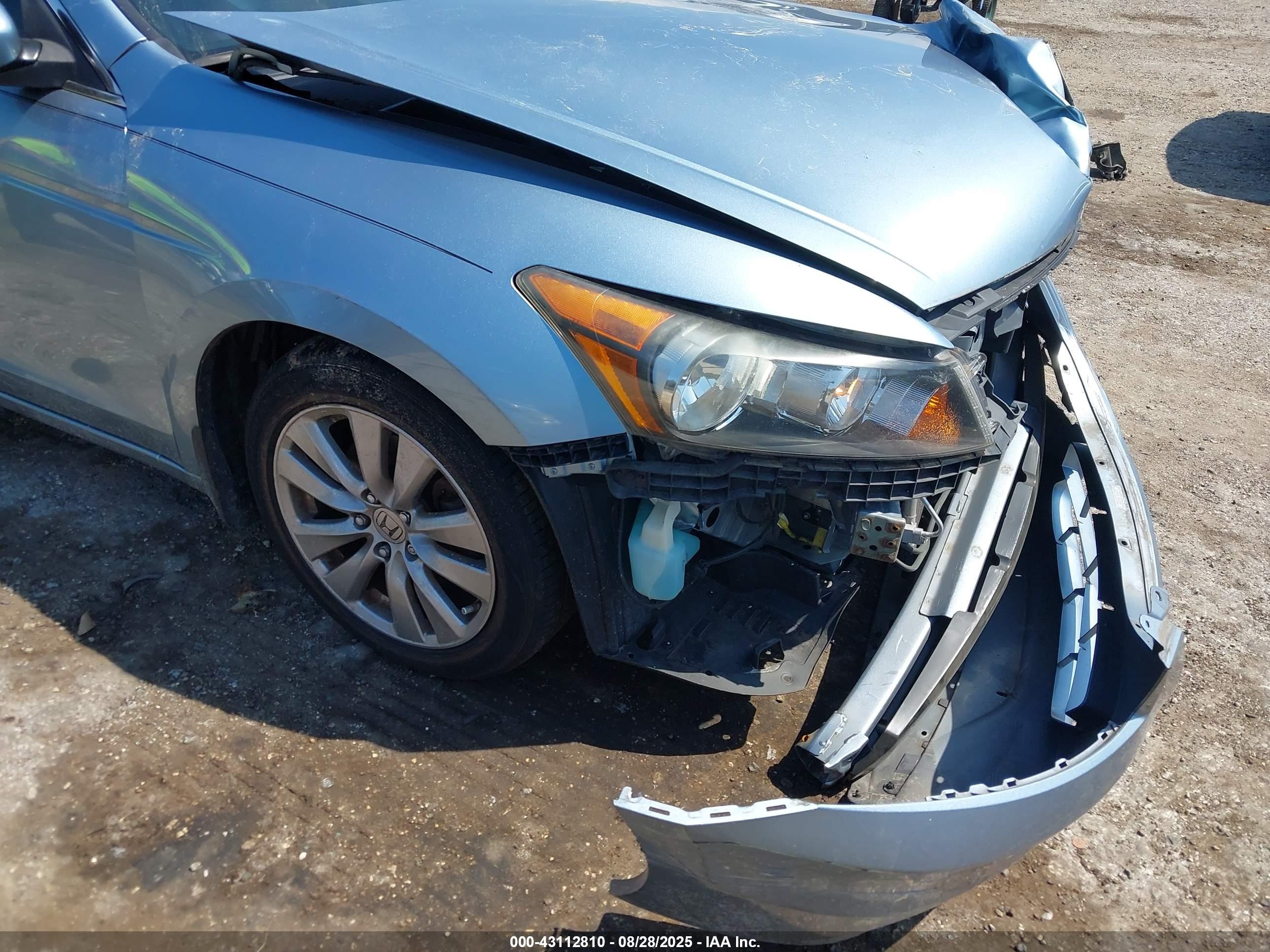 2012 Honda Accord Sdn 2.4 Ex-l/ex-l Blue vin: 1HGCP2F89CA060943