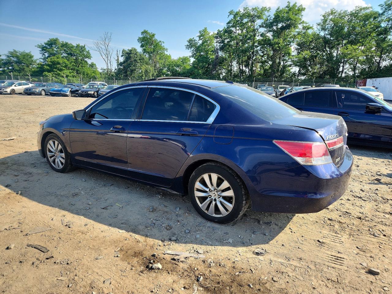 2012 Honda Accord Exl Blue vin: 1HGCP2F89CA086491