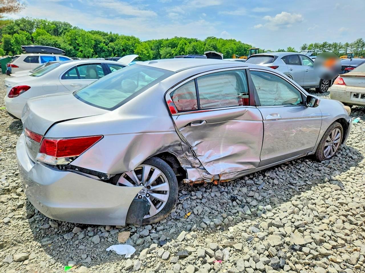 2012 Honda Accord Exl Silver vin: 1HGCP2F89CA089049