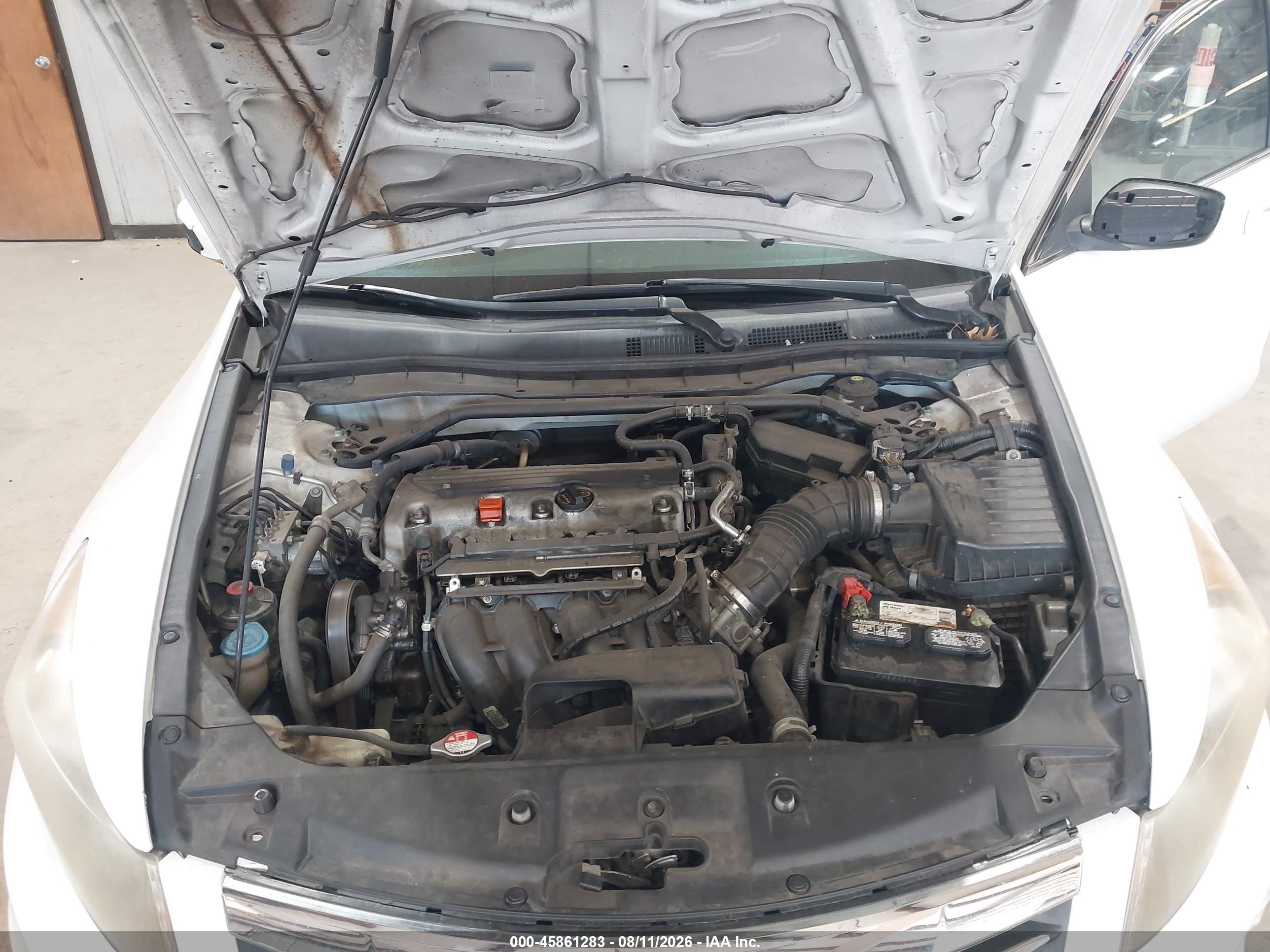 2012 Honda Accord 2.4 Ex-l White vin: 1HGCP2F89CA093599