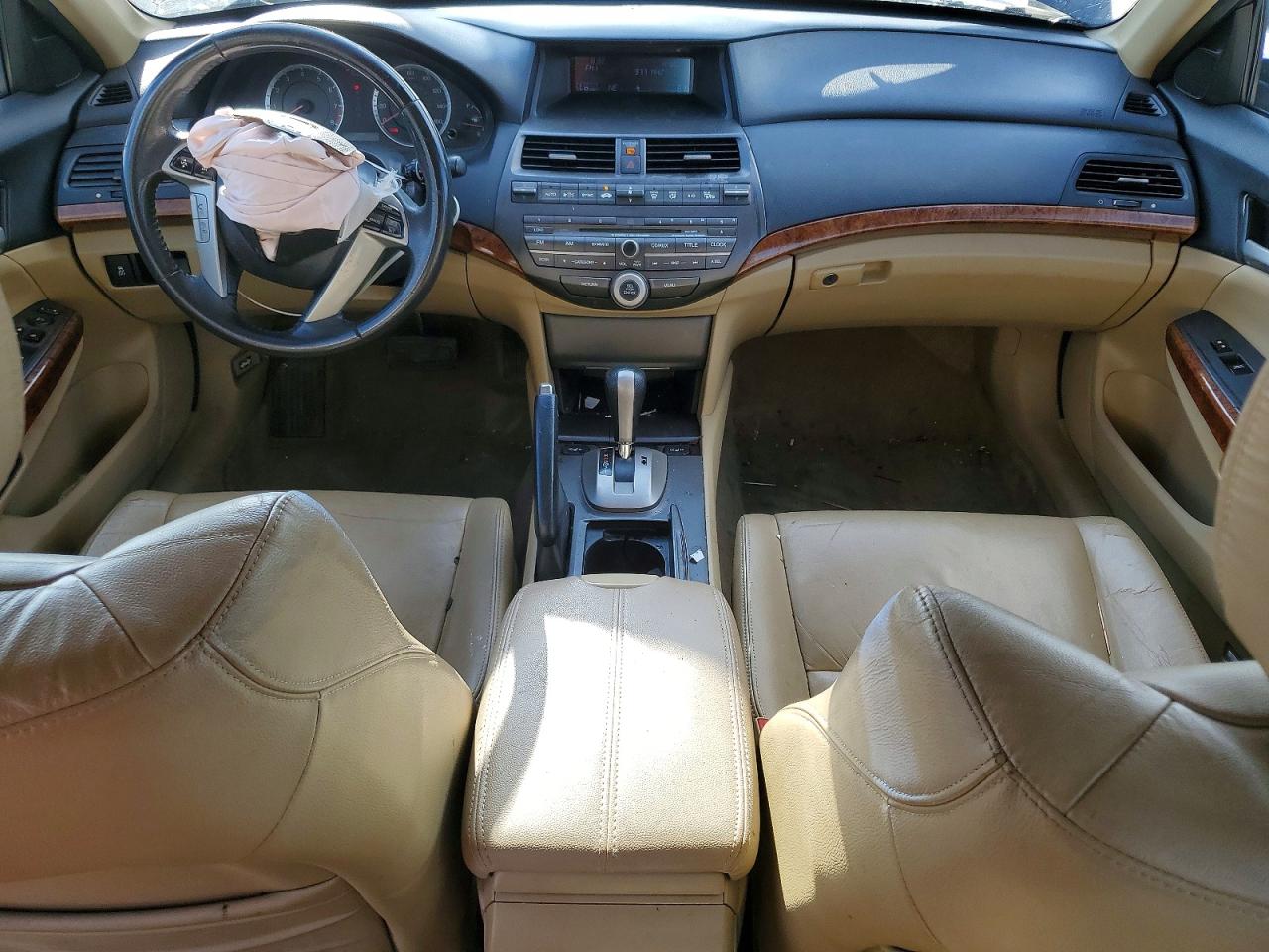 2012 Honda Accord Exl Brown vin: 1HGCP2F89CA119196