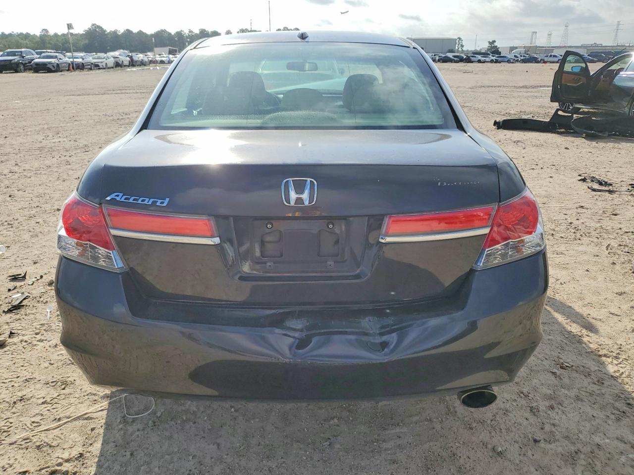 2012 Honda Accord Exl Brown vin: 1HGCP2F89CA119196