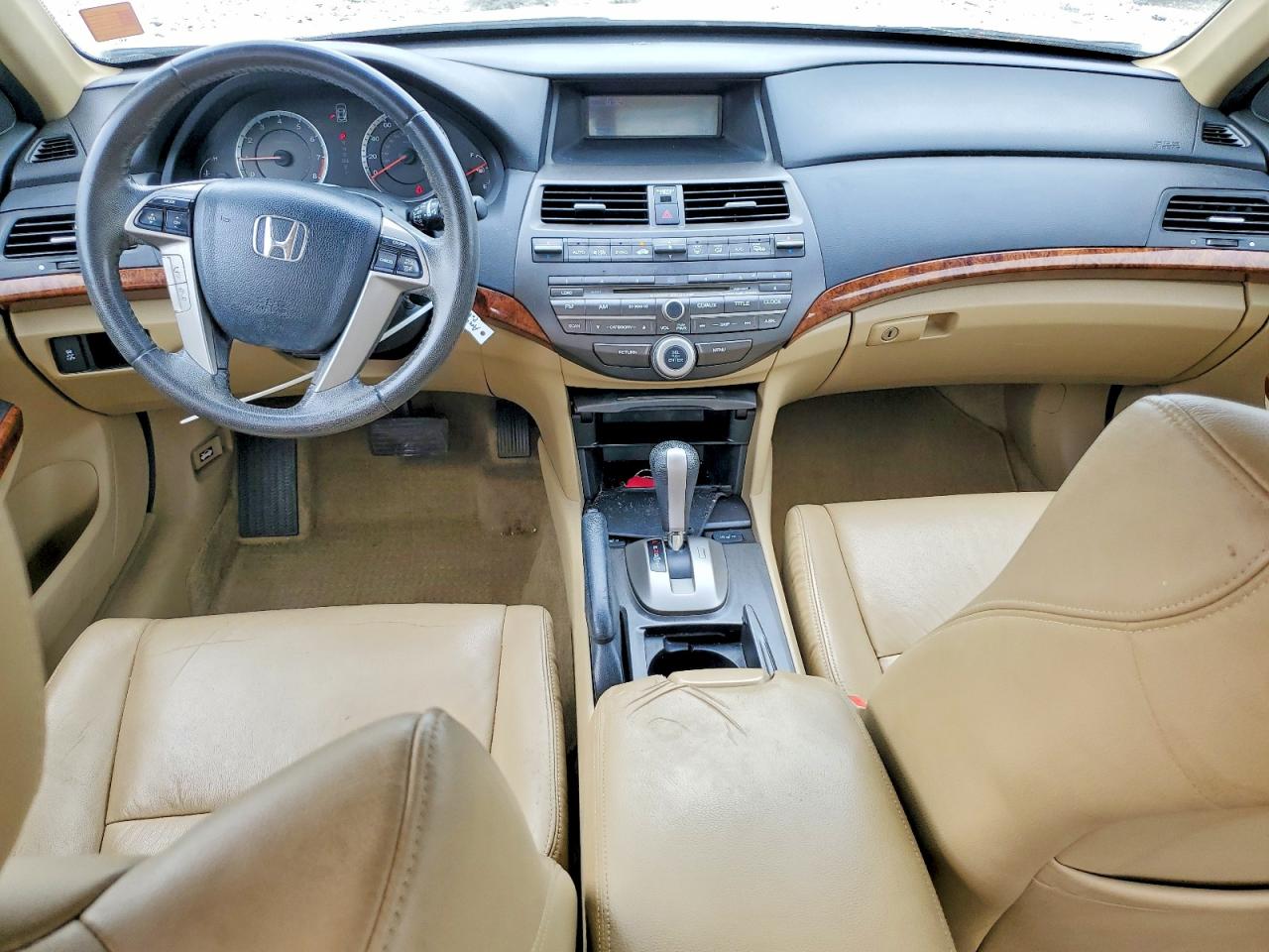 2012 Honda Accord Exl White vin: 1HGCP2F89CA141750
