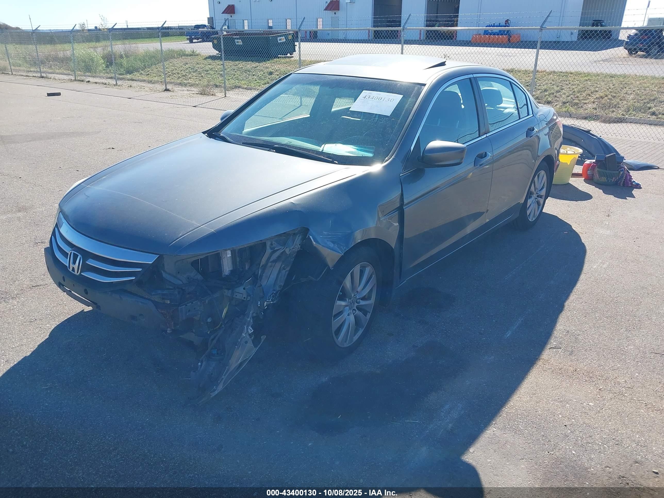 2012 Honda Accord Sdn 2.4 Ex-l/ex-l Gray vin: 1HGCP2F89CA148441