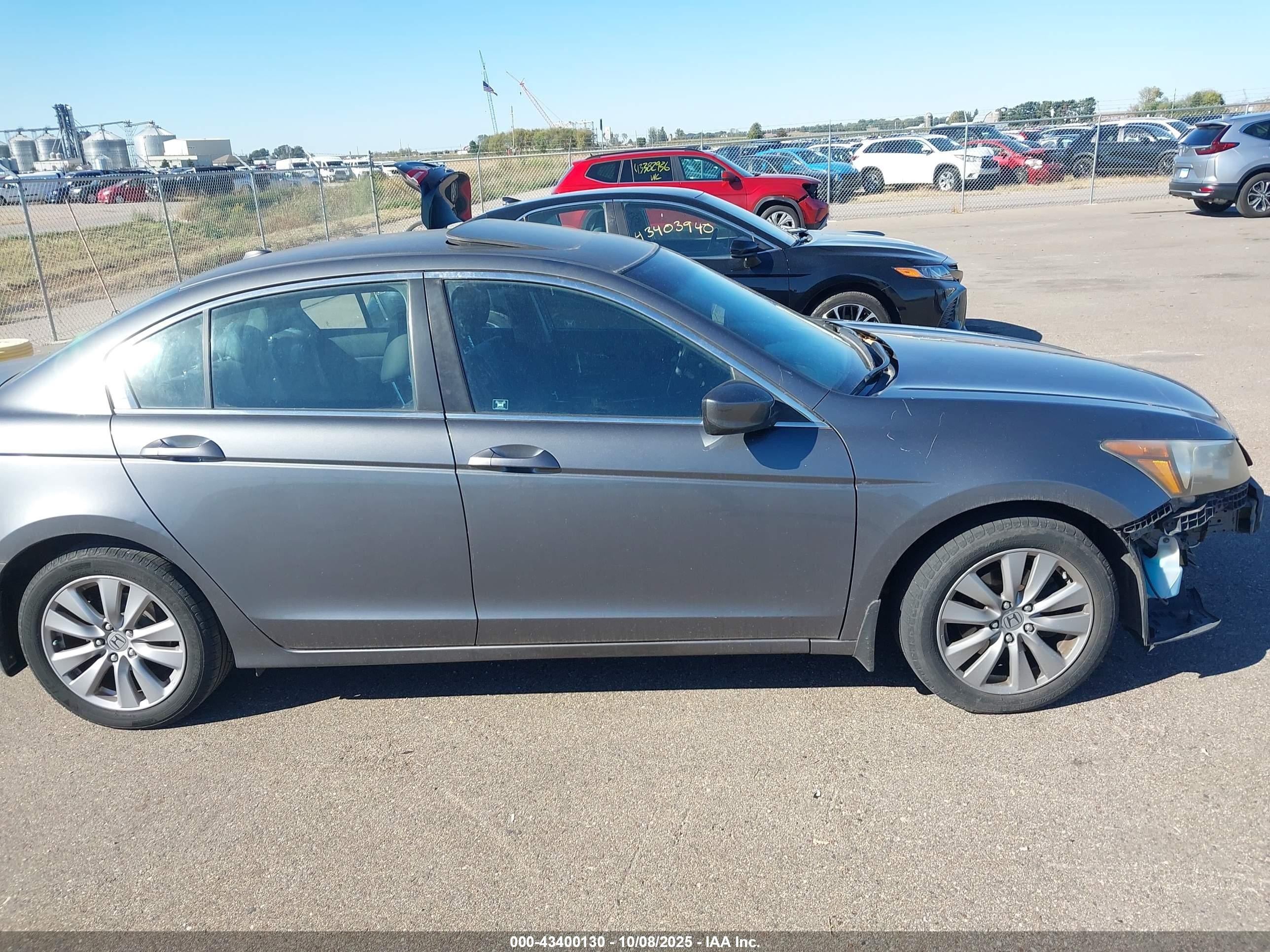 2012 Honda Accord Sdn 2.4 Ex-l/ex-l Gray vin: 1HGCP2F89CA148441