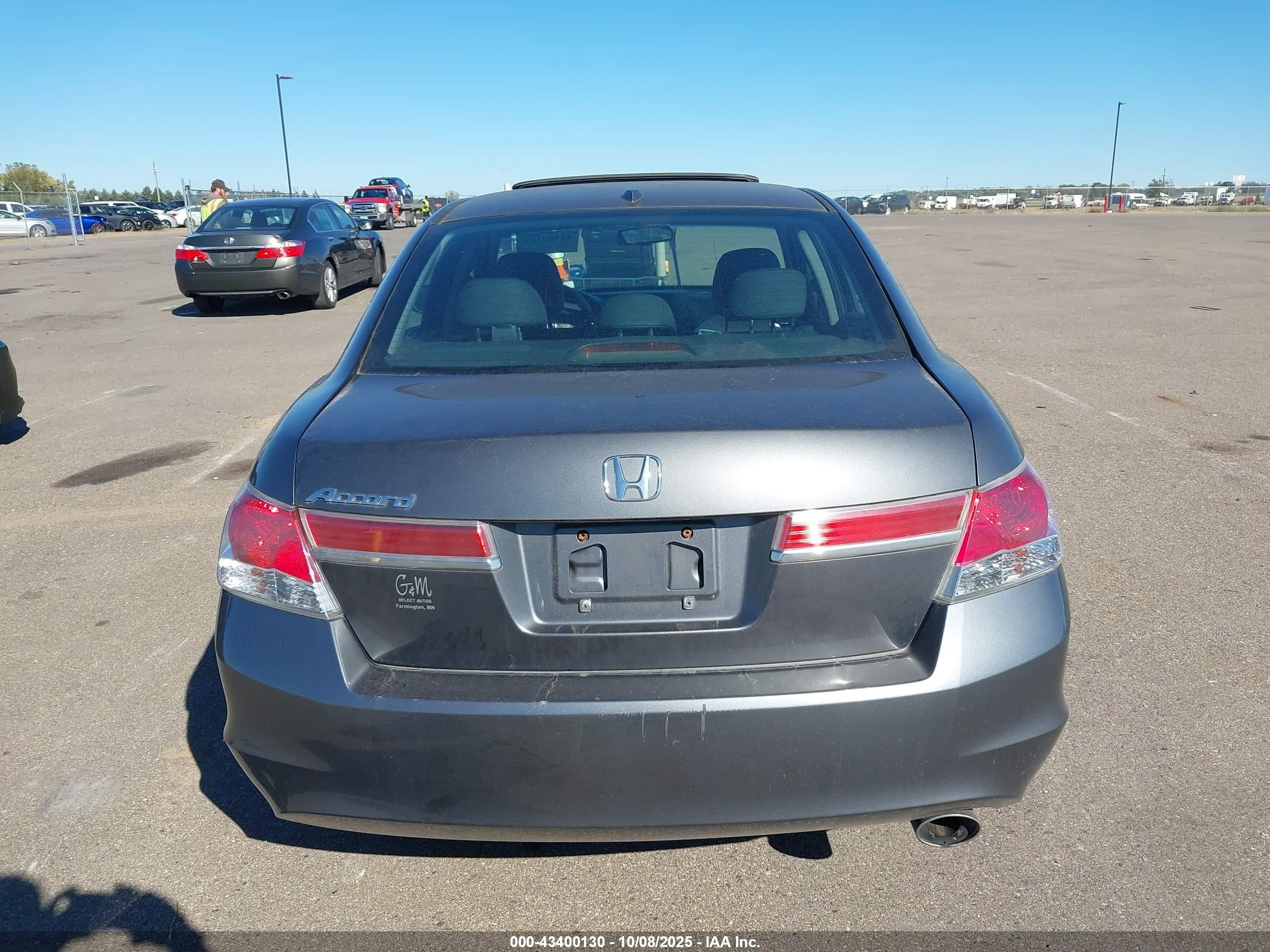 2012 Honda Accord Sdn 2.4 Ex-l/ex-l Gray vin: 1HGCP2F89CA148441
