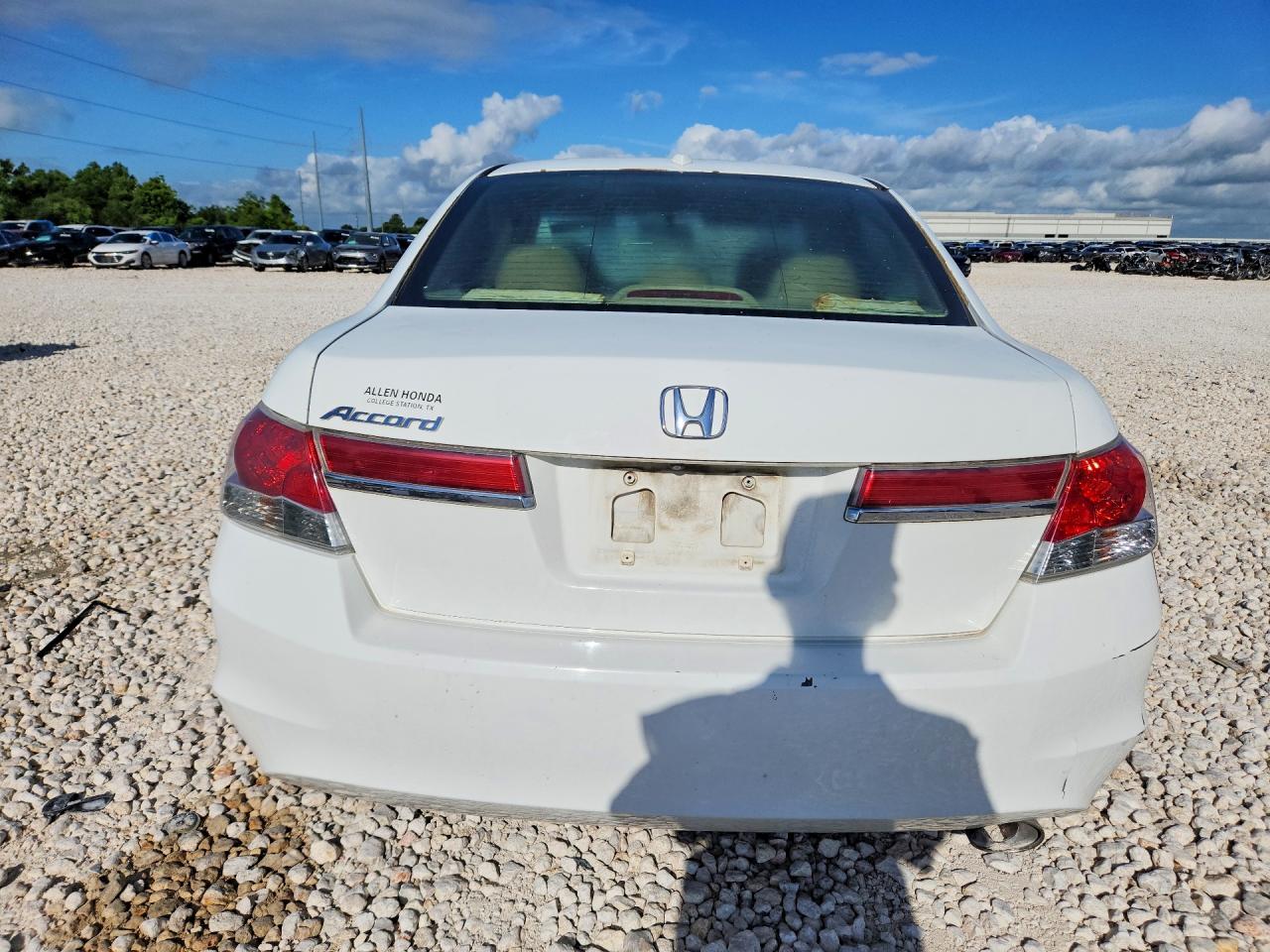 2012 Honda Accord Exl White vin: 1HGCP2F89CA186395