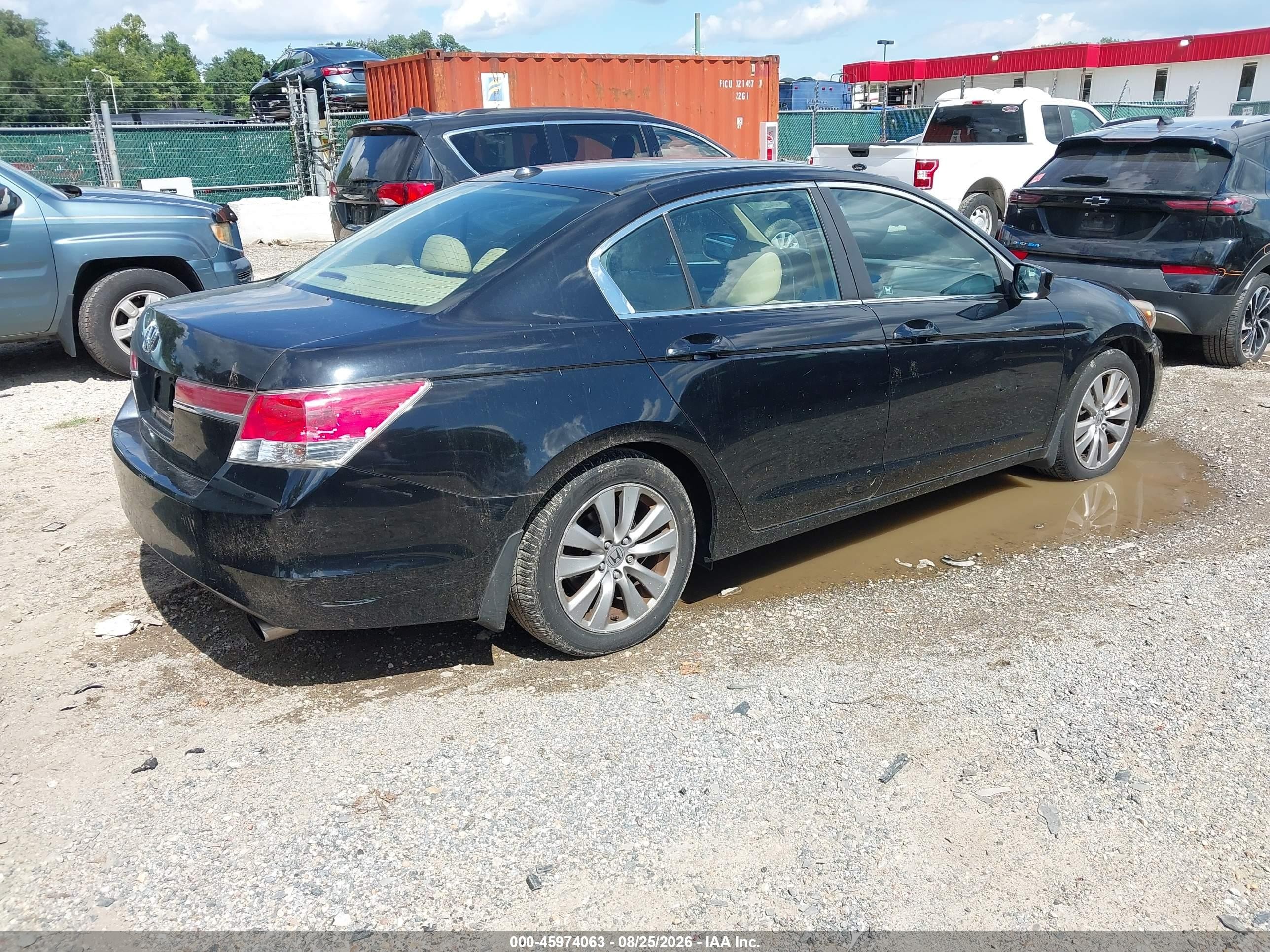 2012 Honda Accord 2.4 Ex-l Black vin: 1HGCP2F89CA198319