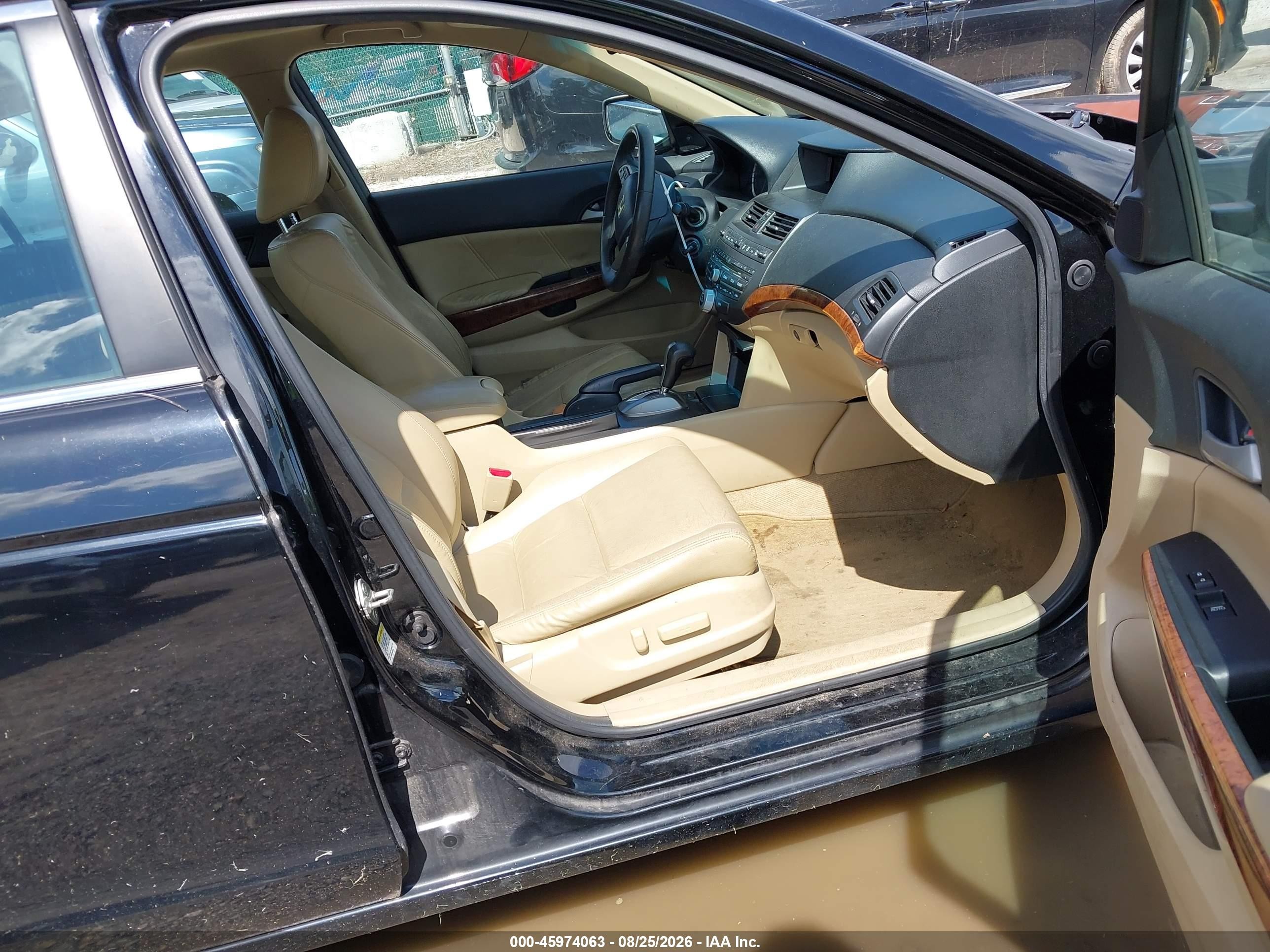 2012 Honda Accord 2.4 Ex-l Black vin: 1HGCP2F89CA198319