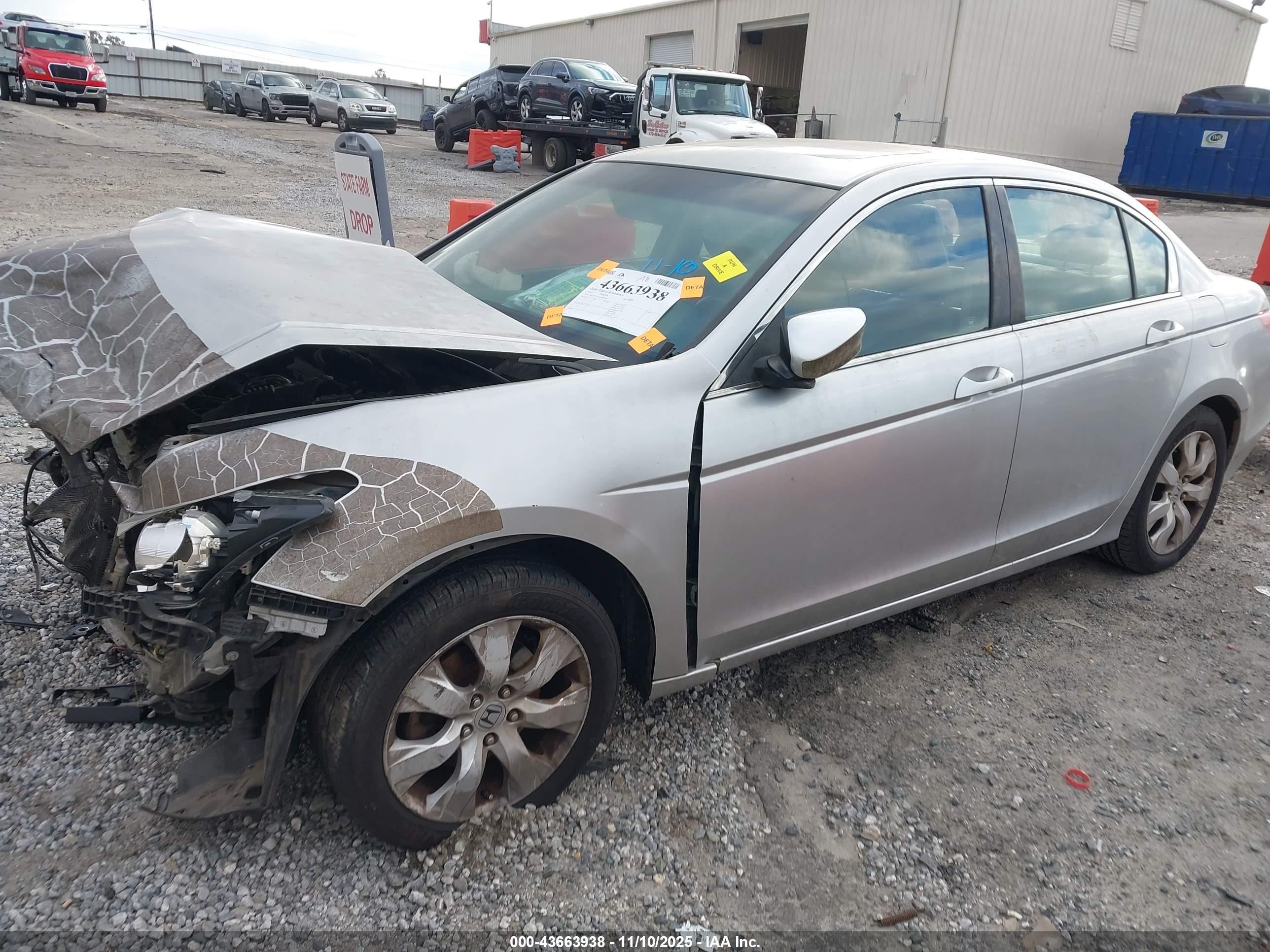 2010 Honda Accord 2.4 Ex-l Серебряный vin: 1HGCP2F8XAA009139