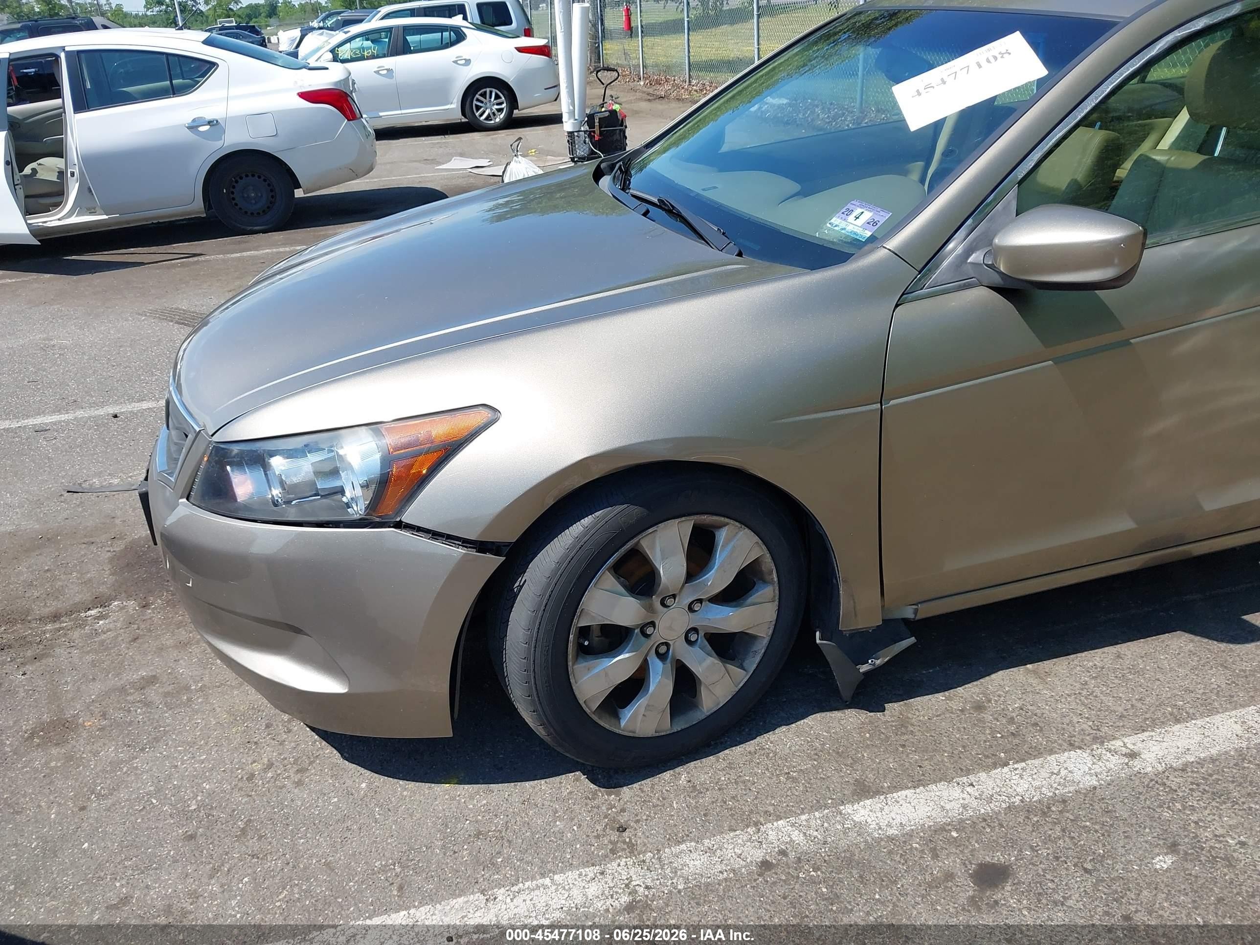 2010 Honda Accord 2.4 Ex-l Бежевый vin: 1HGCP2F8XAA010209