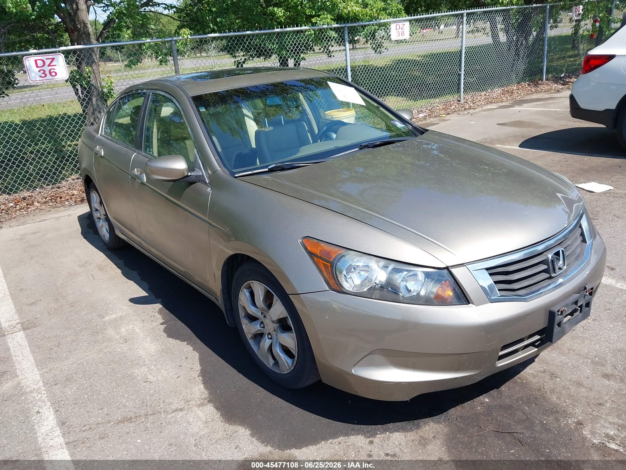 2010 Honda Accord 2.4 Ex-l Бежевый vin: 1HGCP2F8XAA010209
