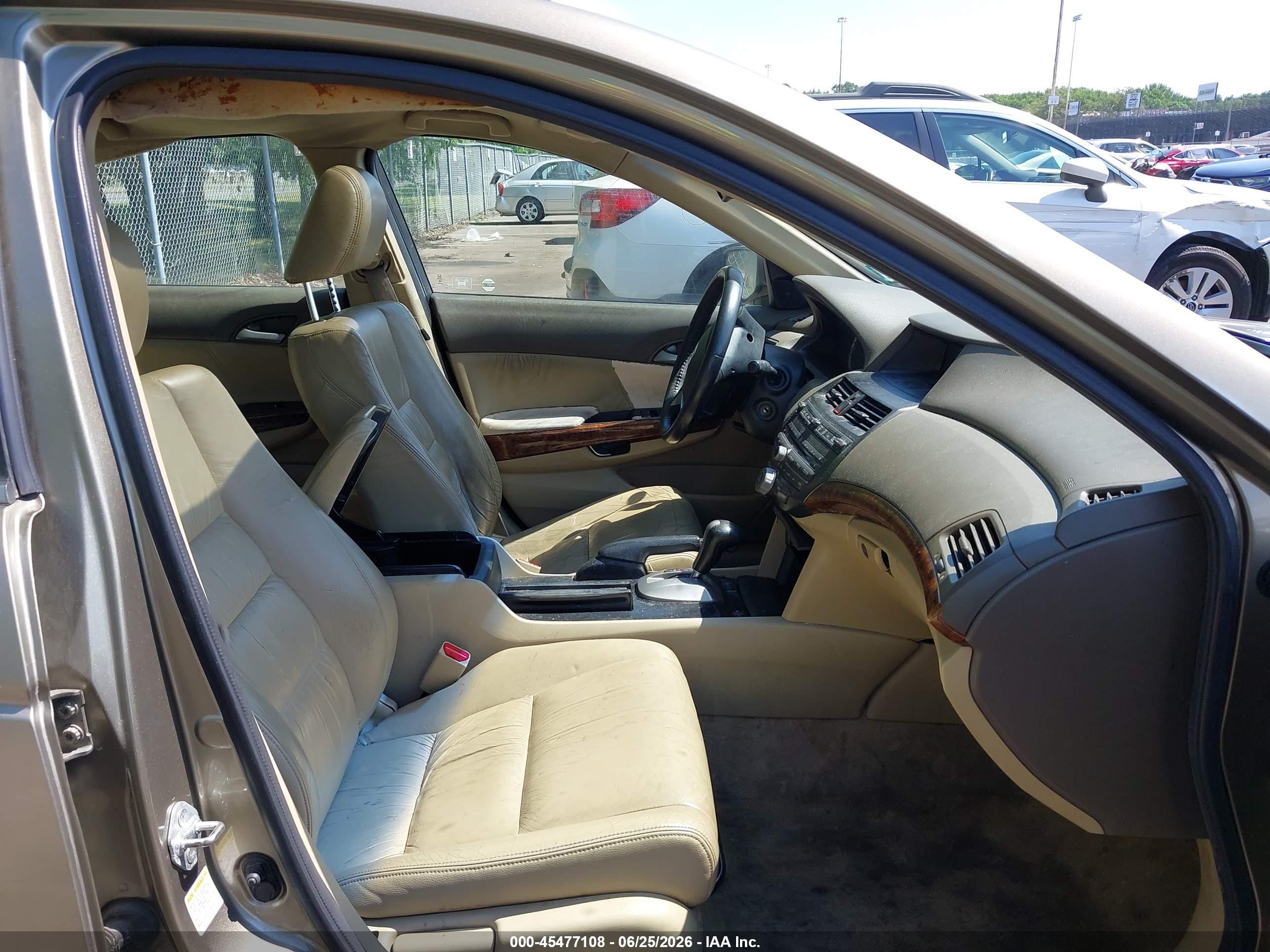 2010 Honda Accord 2.4 Ex-l Бежевый vin: 1HGCP2F8XAA010209