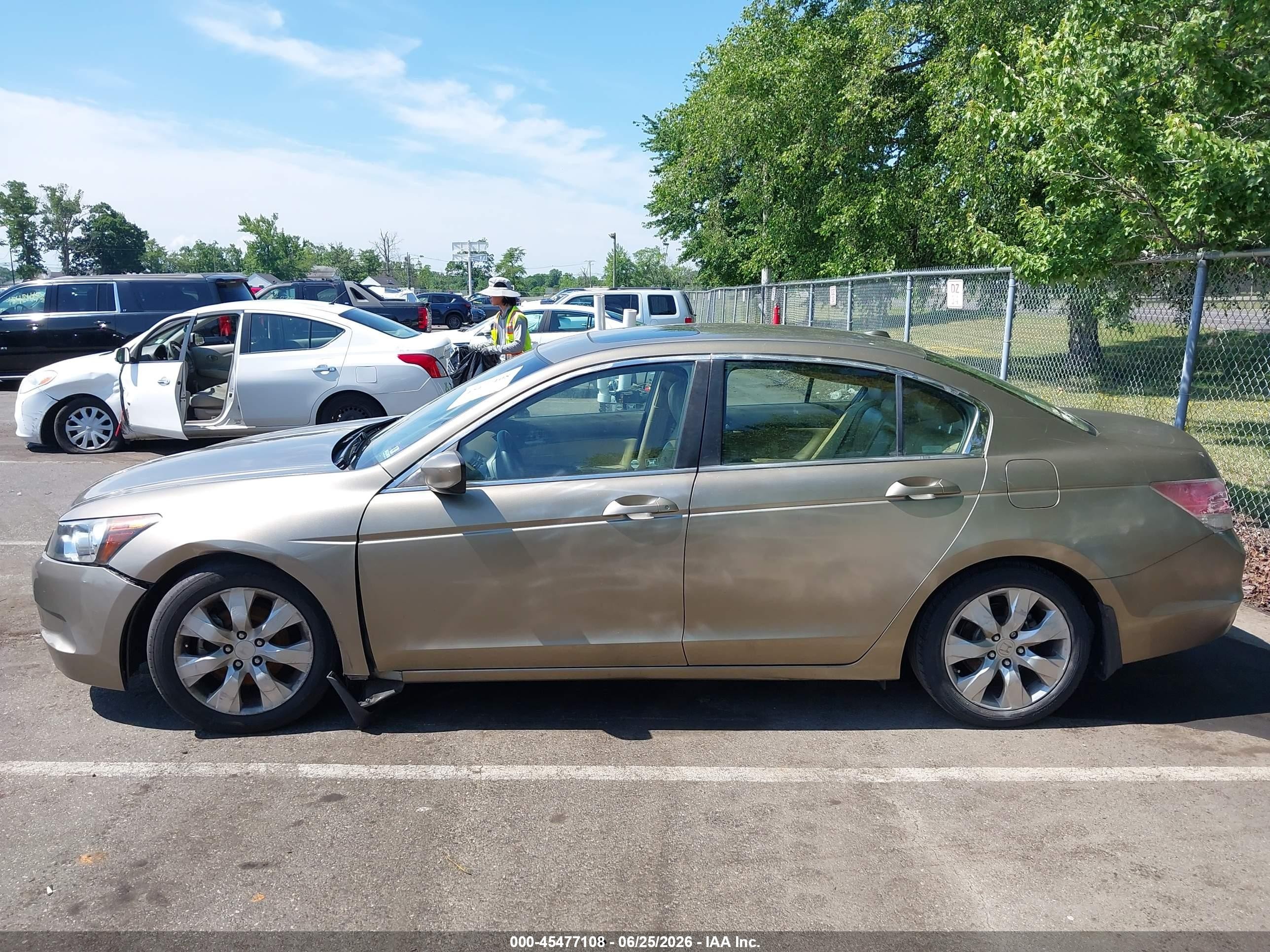 2010 Honda Accord 2.4 Ex-l Бежевый vin: 1HGCP2F8XAA010209