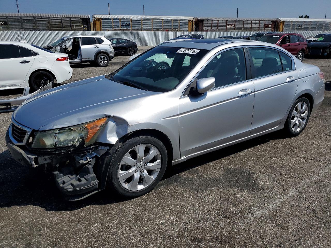 2010 Honda Accord Exl Silver vin: 1HGCP2F8XAA011070