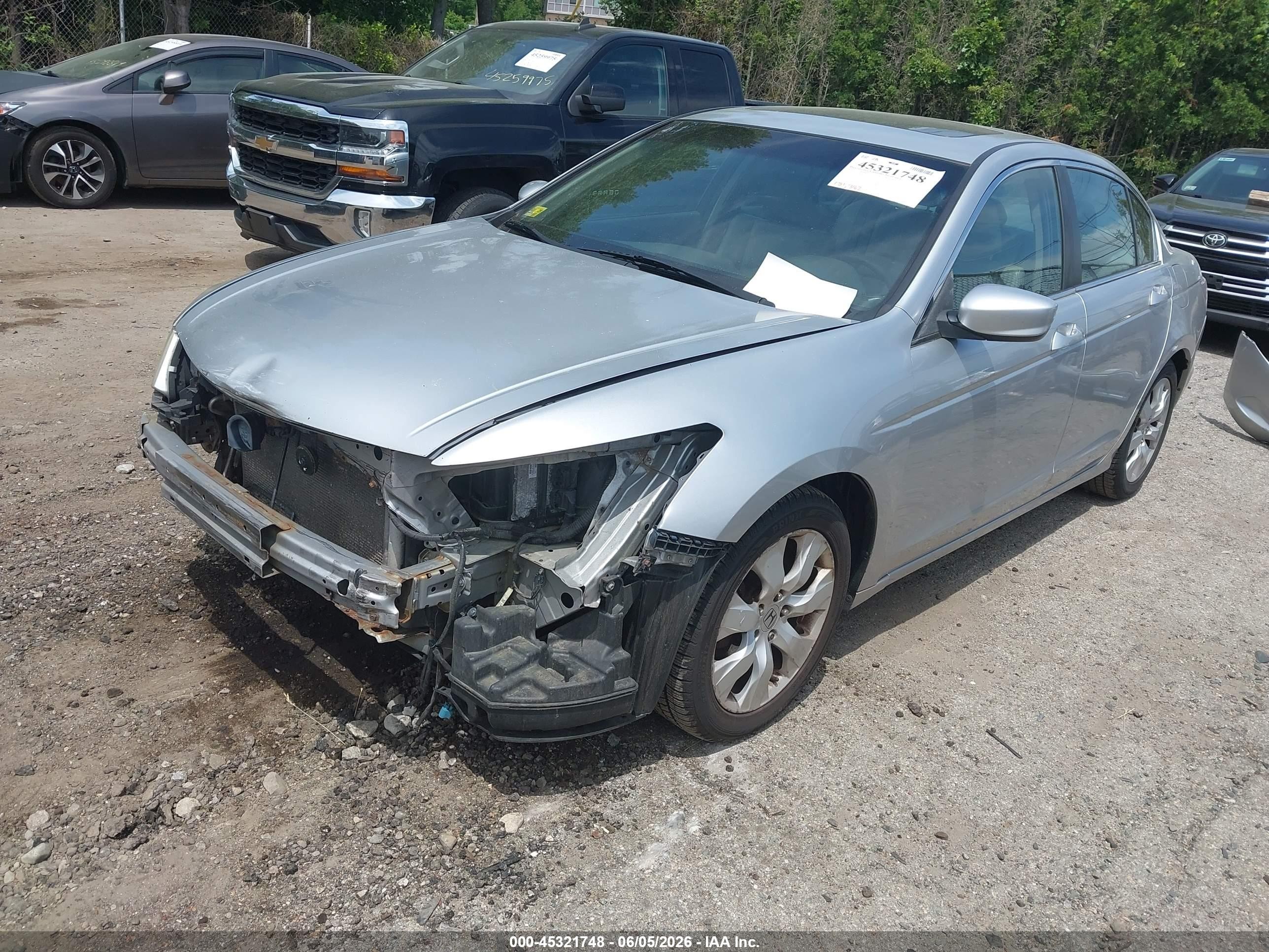 2010 Honda Accord 2.4 Ex-l Серебряный vin: 1HGCP2F8XAA020349